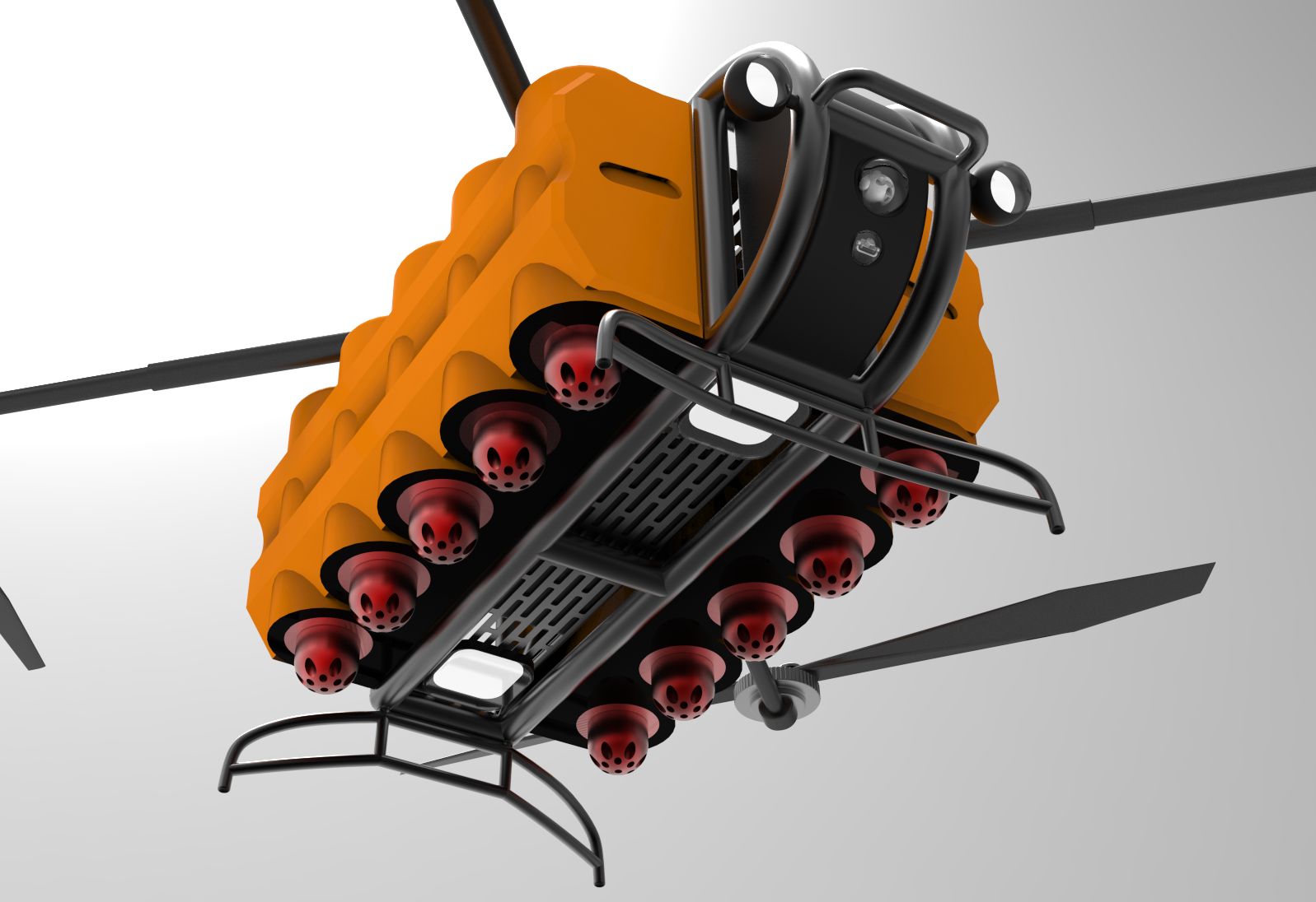 Дрон-пожарный «Феникс» — Изображение №15 — 3D на Dprofile