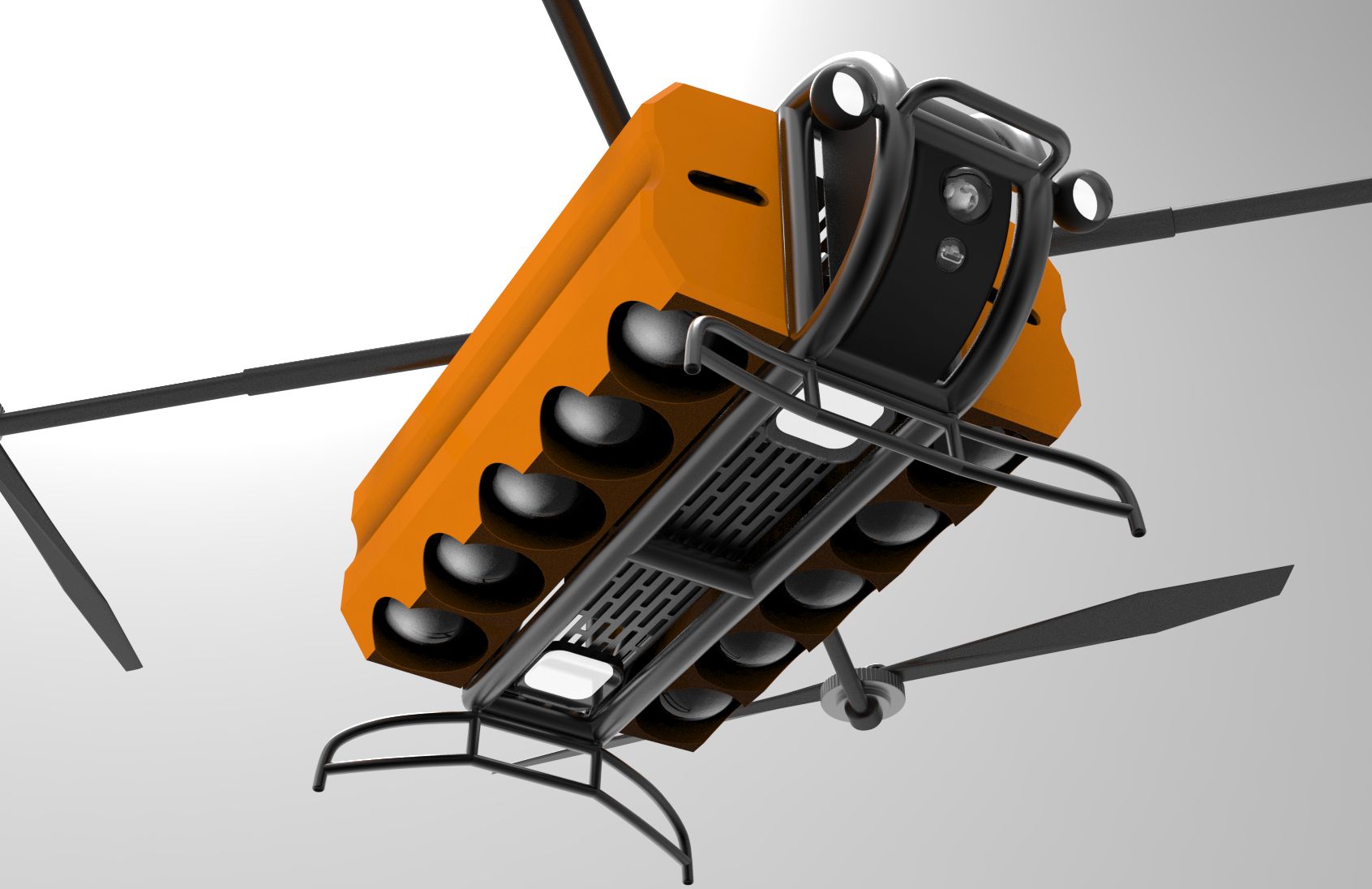 Дрон-пожарный «Феникс» — Изображение №16 — 3D на Dprofile