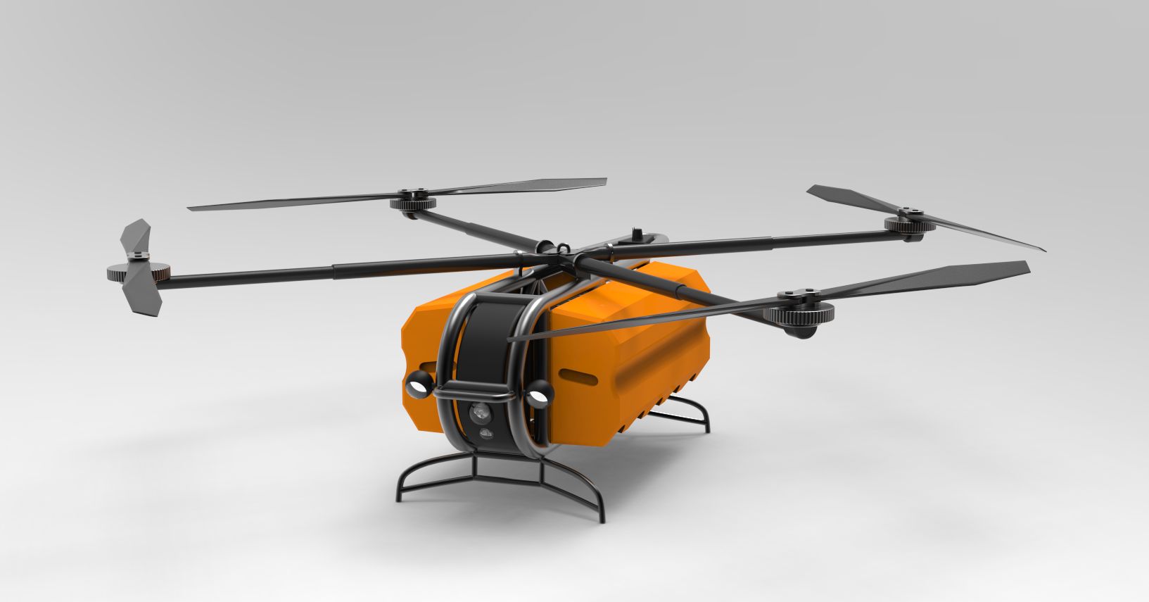 Дрон-пожарный «Феникс» — Изображение №4 — 3D на Dprofile