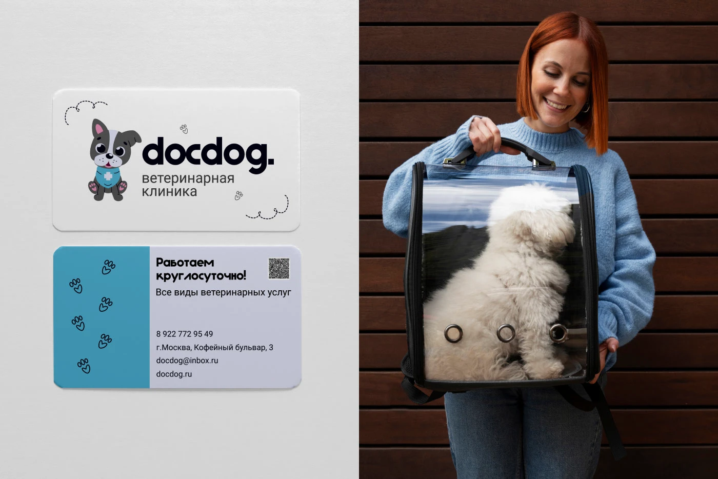 docdog.|Иллюстративный логотип для ветеринарной клиники — Изображение №4 — Брендинг, Иллюстрация на Dprofile
