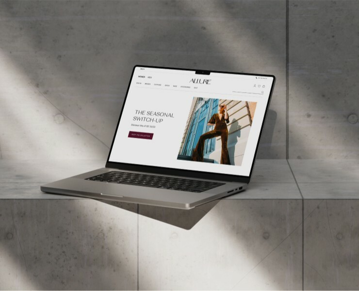 ALLURE | E-commerce design concept — Интерфейсы, Брендинг на Dprofile