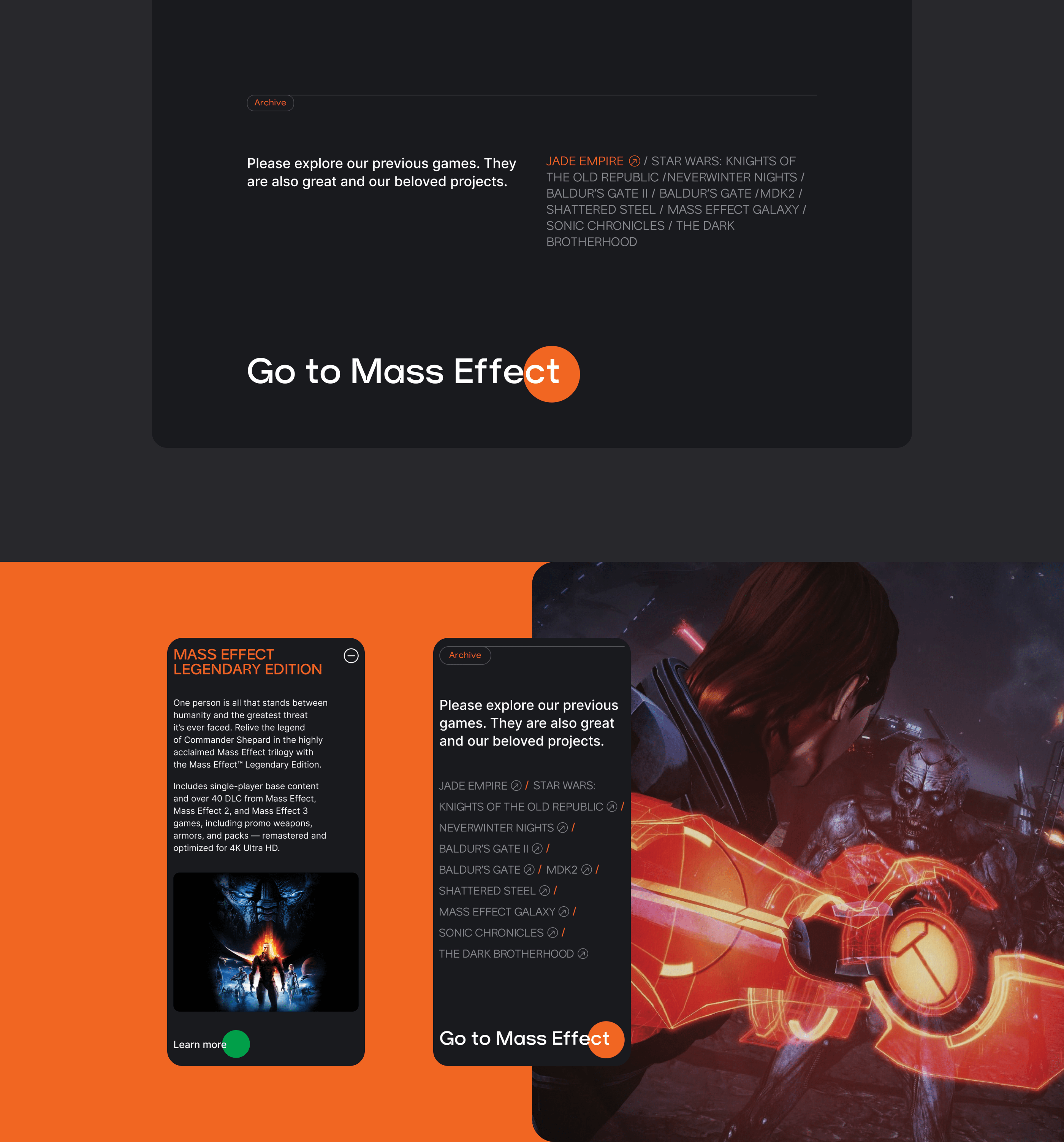 Bioware — Изображение №10 — Интерфейсы, Анимация на Dprofile