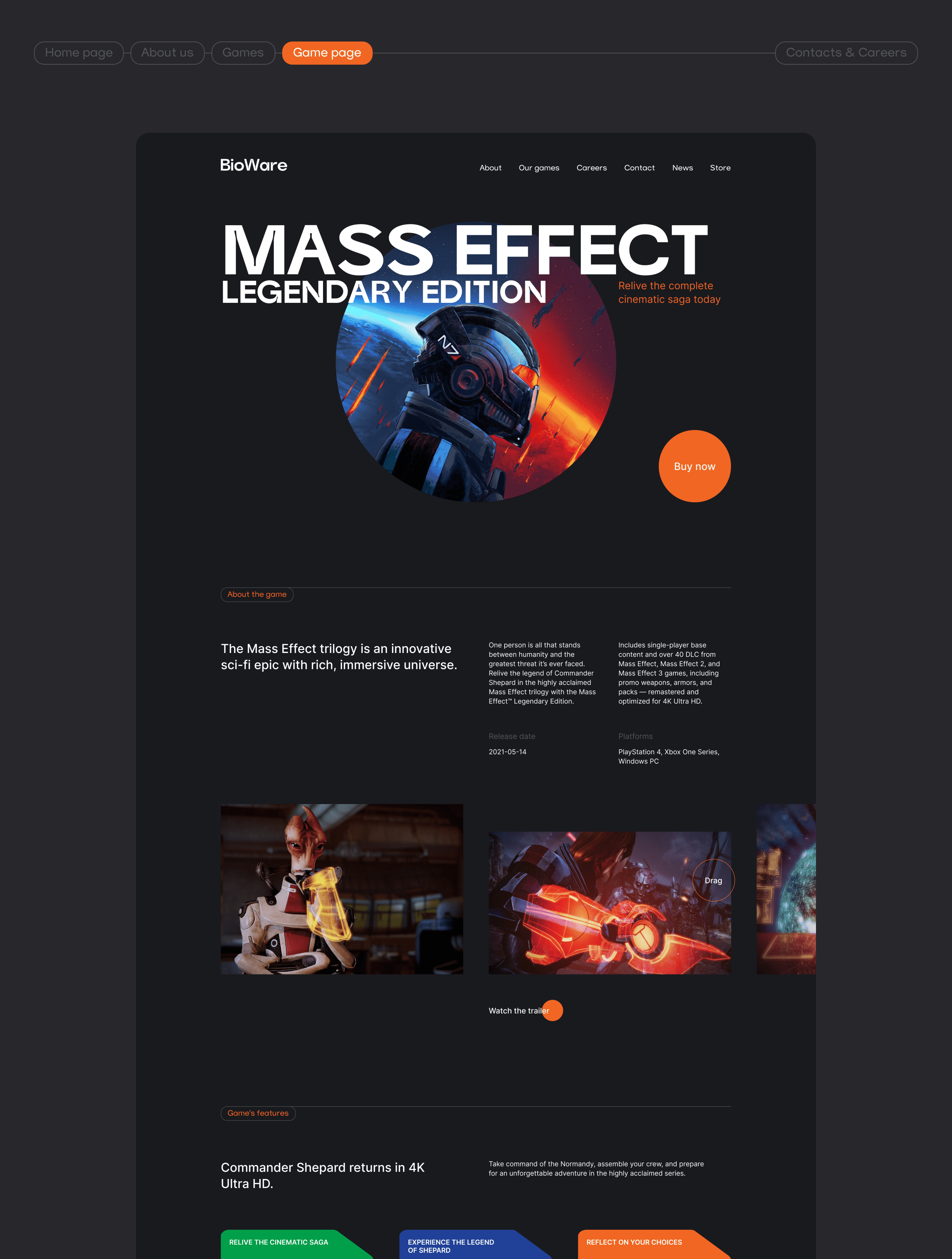 Bioware — Изображение №12 — Интерфейсы, Анимация на Dprofile