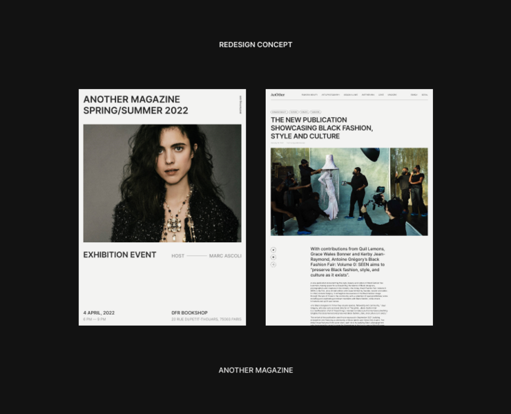 AnOther Magazine на Dprofile