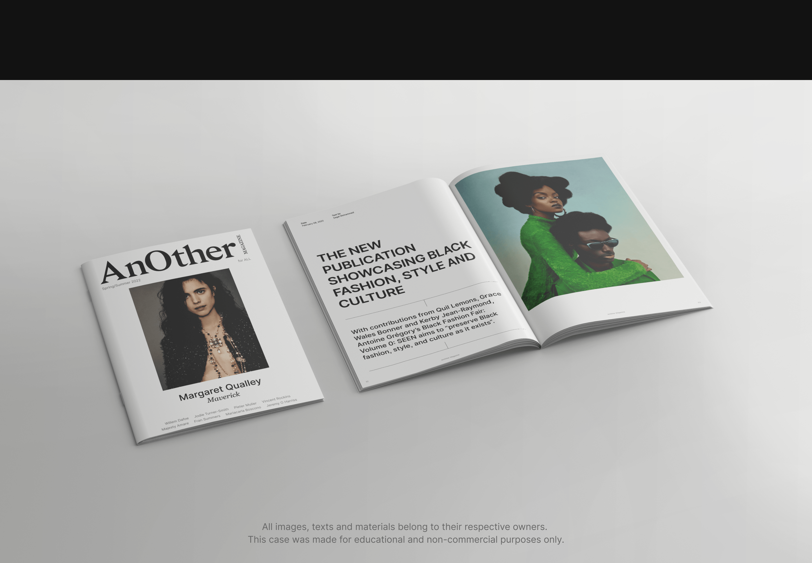 AnOther Magazine — Изображение №9 — Интерфейсы, Брендинг, Графика на Dprofile