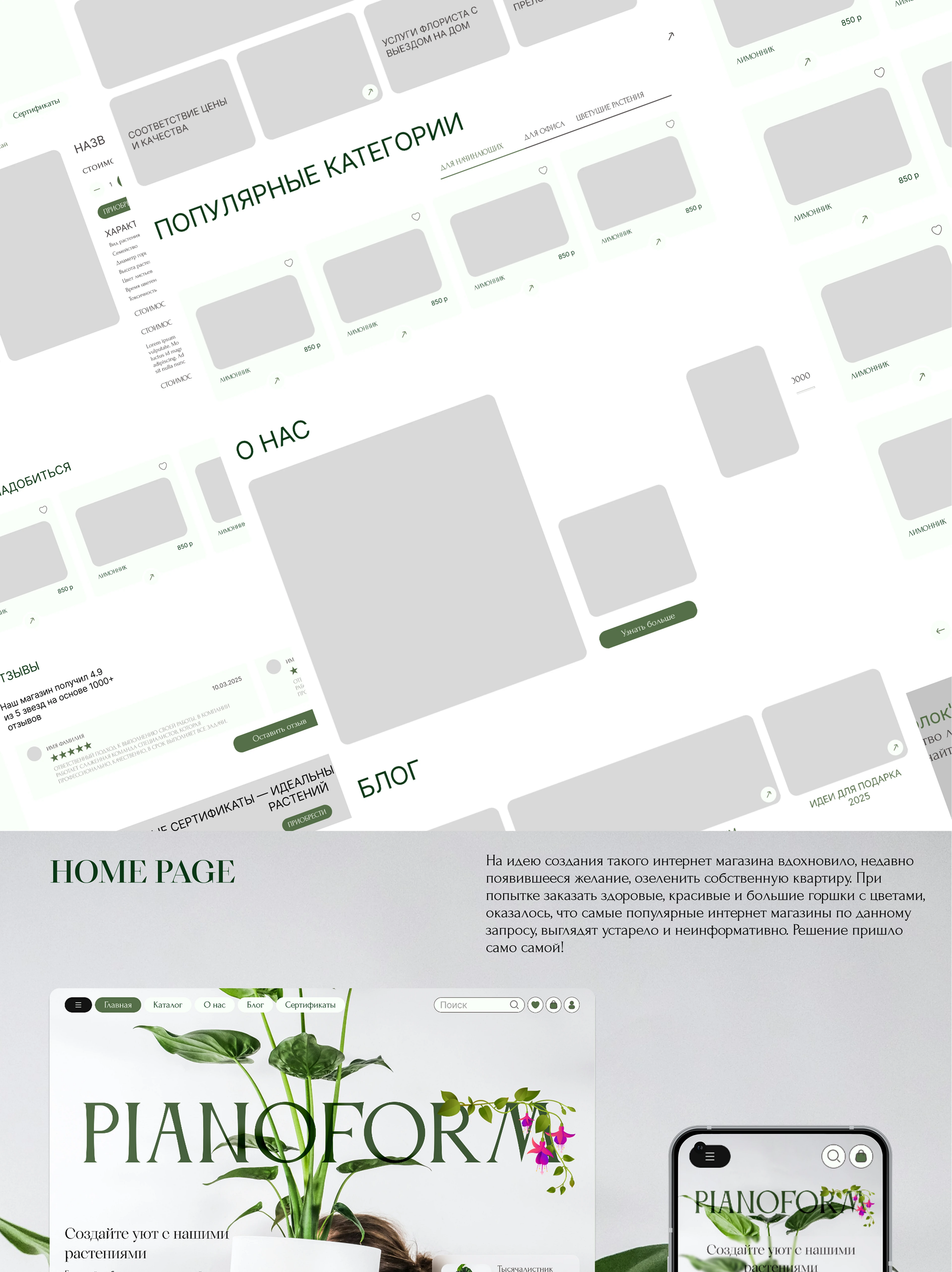 Website "Pianoform" — Изображение №5 — Интерфейсы на Dprofile