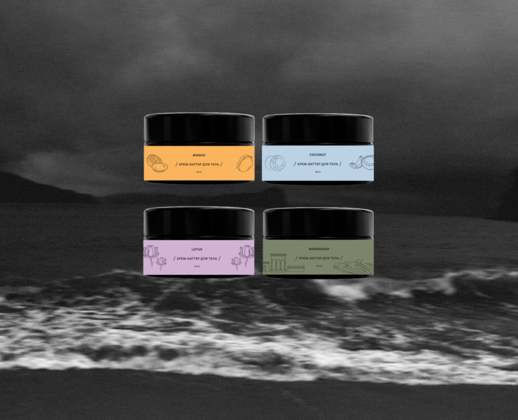 Упаковка продуктов Venera Cosmetics — Брендинг на Dprofile