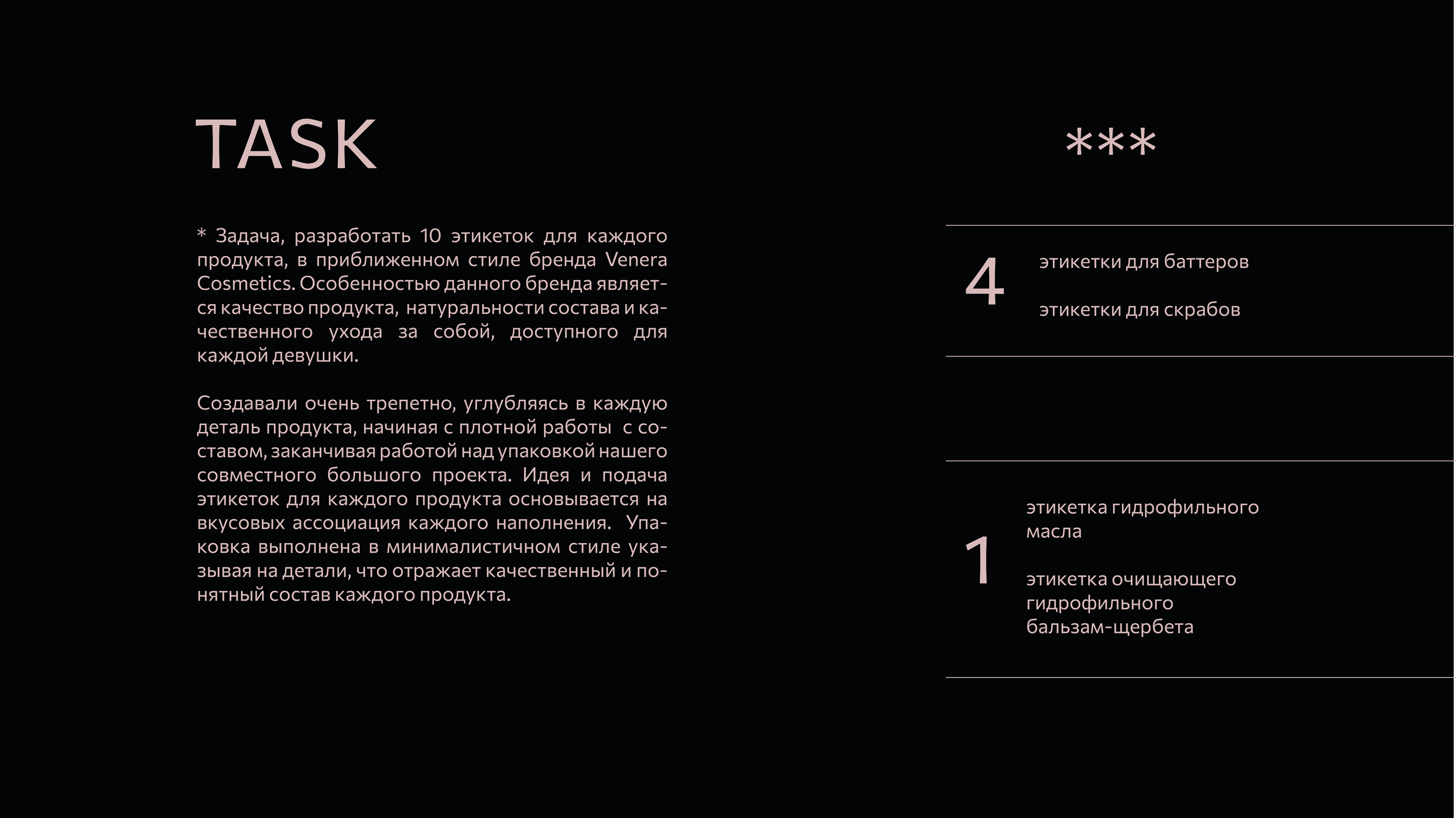 Упаковка продуктов Venera Cosmetics — Изображение №2 — Брендинг на Dprofile