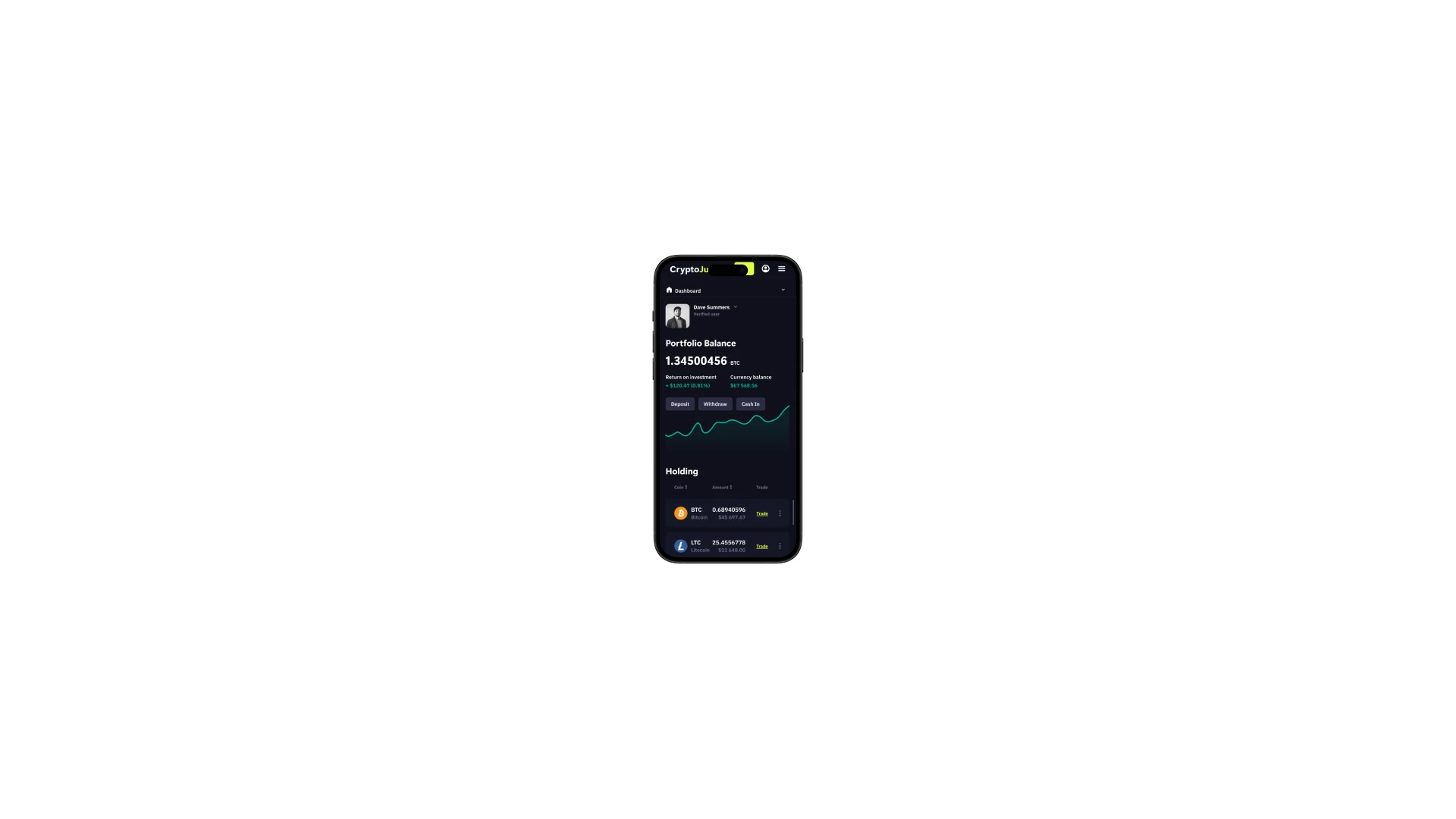 CryptoJump — Изображение №5 — Интерфейсы на Dprofile