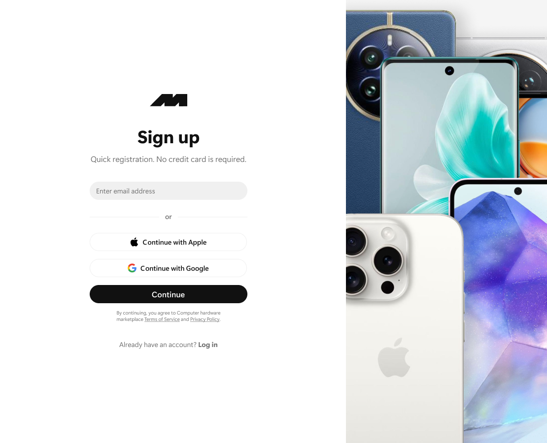 Sign up — Интерфейсы на Dprofile