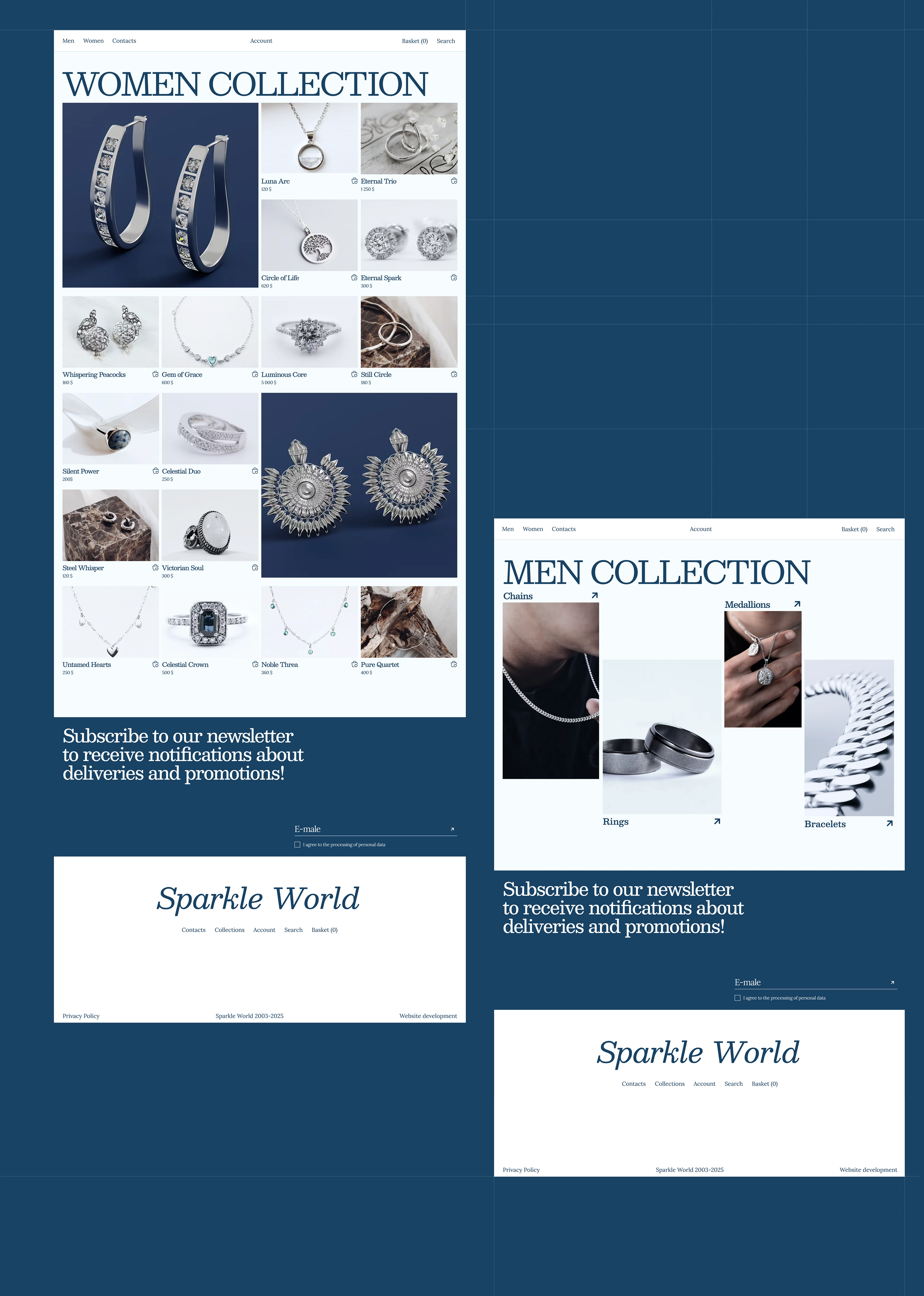 Интернет-магазин | Sparkle World — Изображение №18 — Интерфейсы на Dprofile