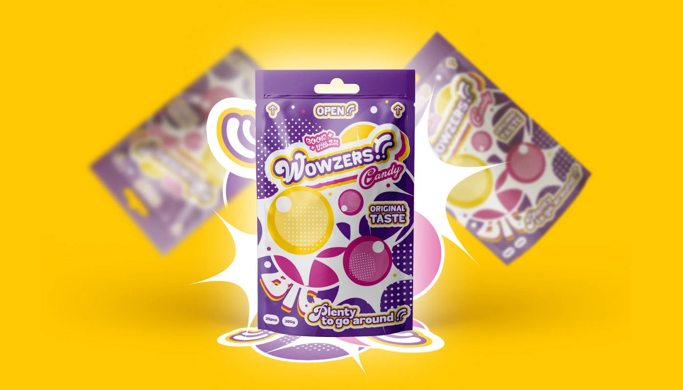Wowzers!! | Candy Brand Identity — Изображение №9 — Брендинг на Dprofile