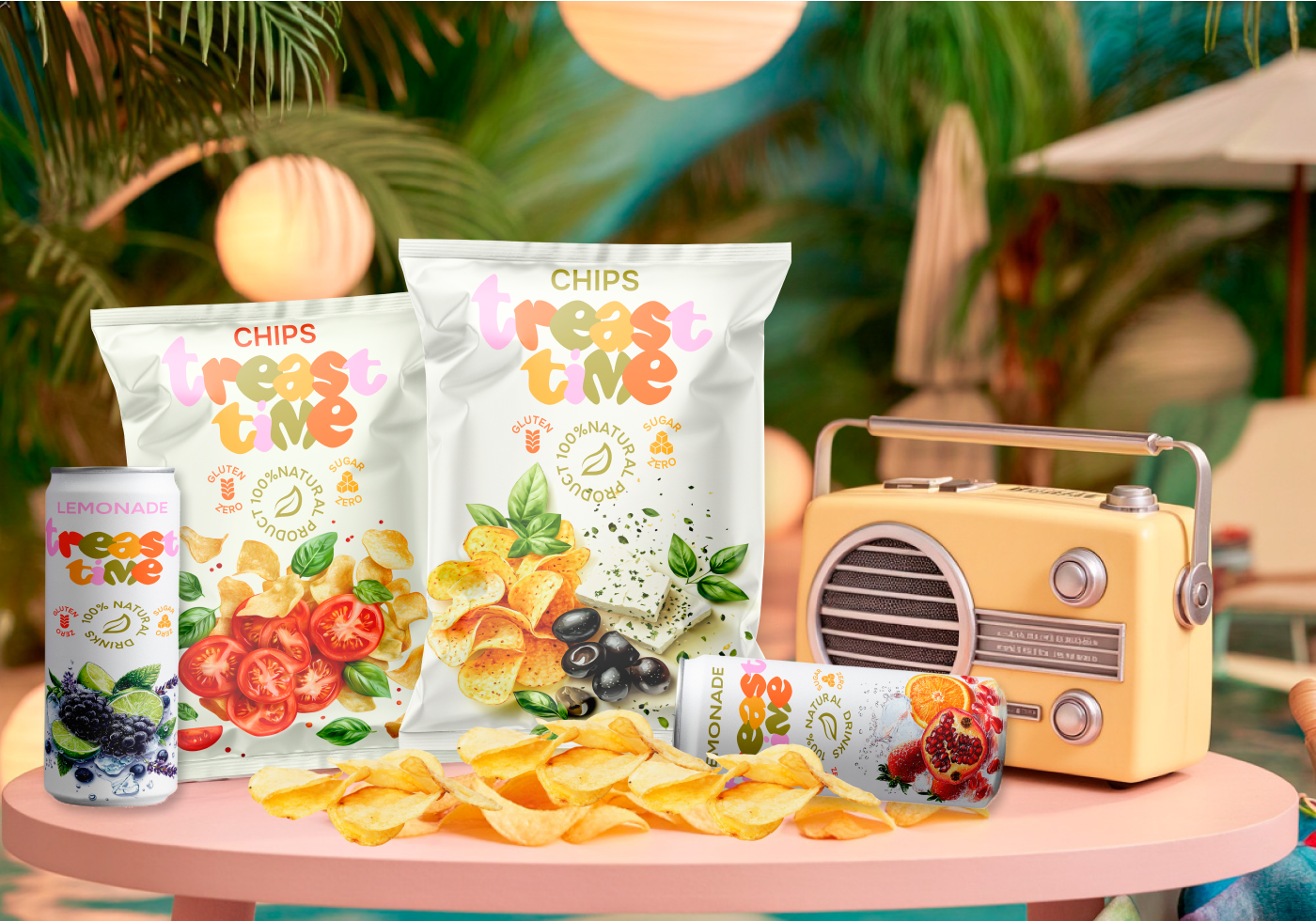 ФИРМЕННЫЙ СТИЛЬ/SNACKS/TREATS TIME — Изображение №1 — Брендинг на Dprofile