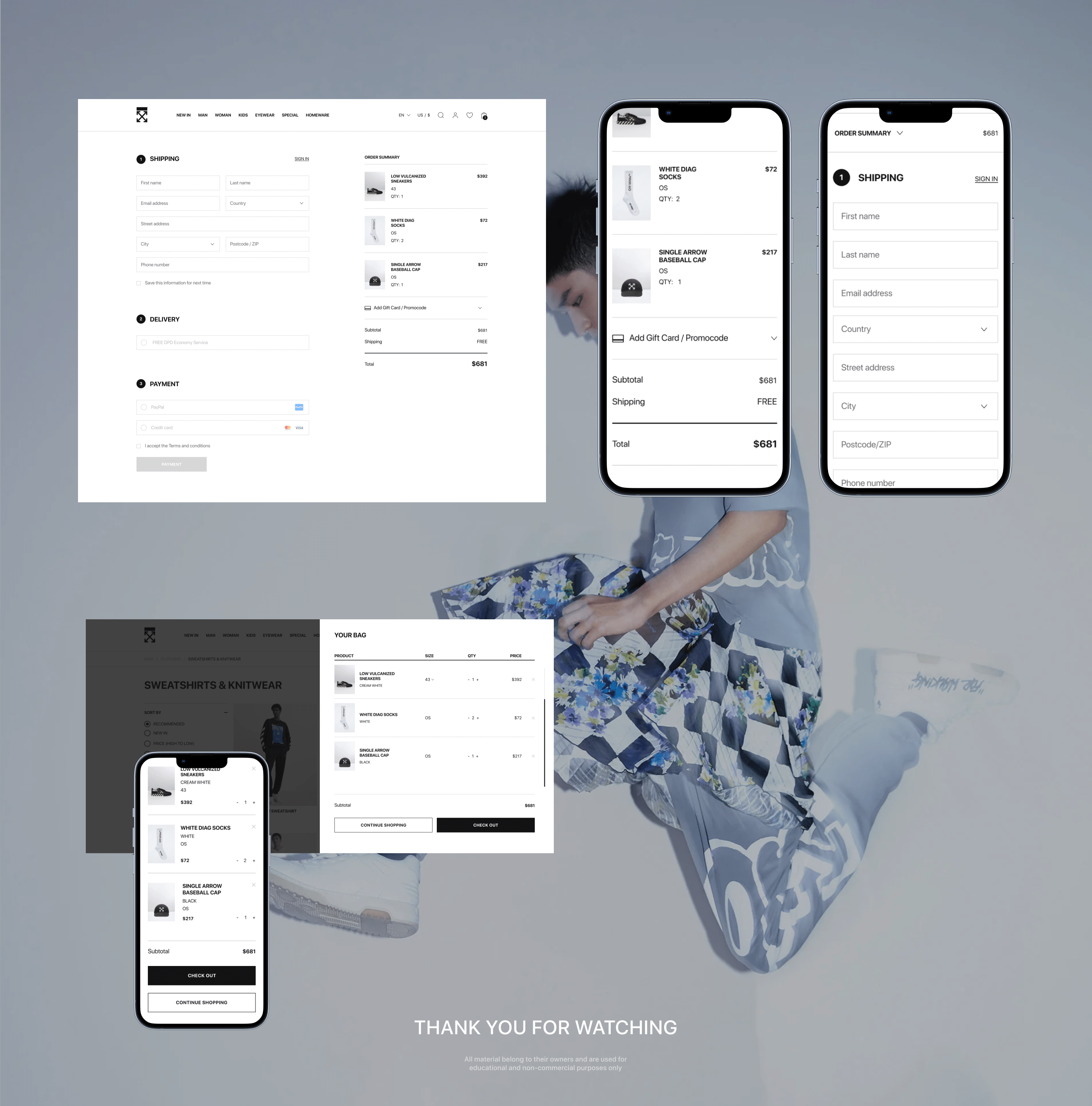 OFF-WHITE | Online-store redesign — Изображение №8 — Интерфейсы на Dprofile