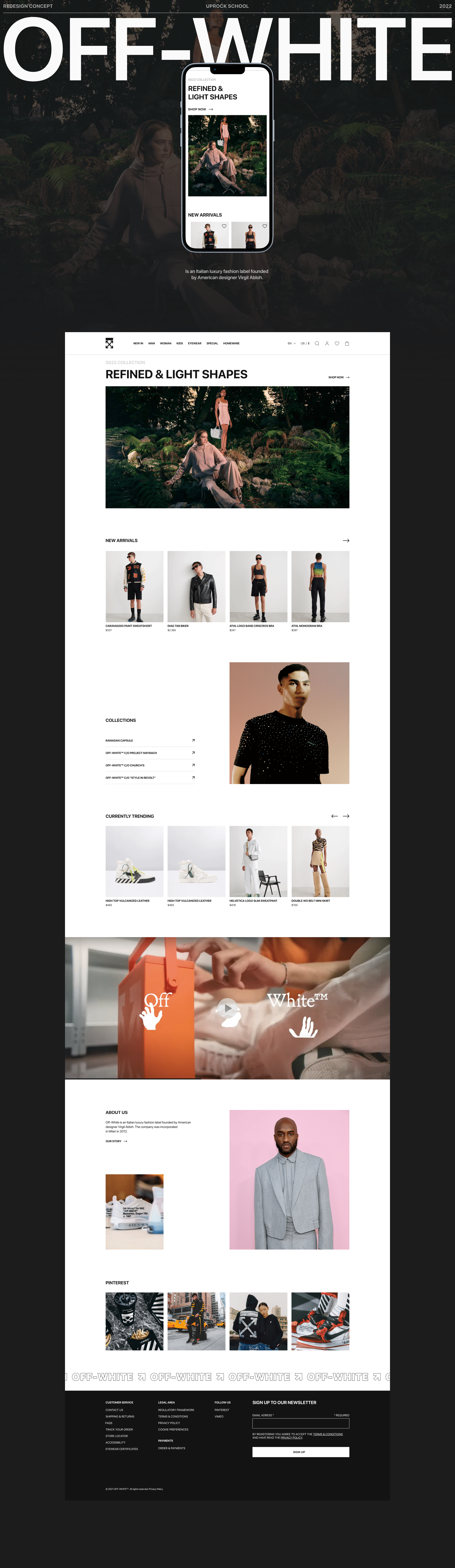 OFF-WHITE | Online-store redesign — Изображение №1 — Интерфейсы на Dprofile