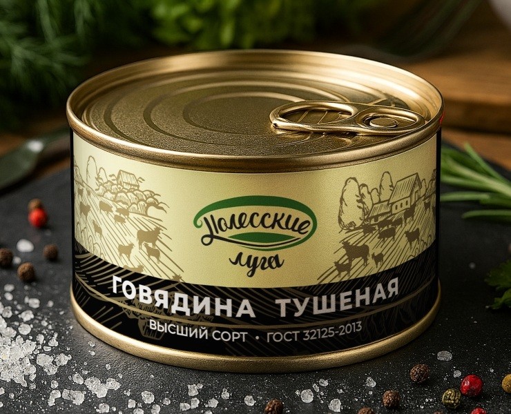 Логотип и упаковка бренда «Полесские луга» — Брендинг на Dprofile