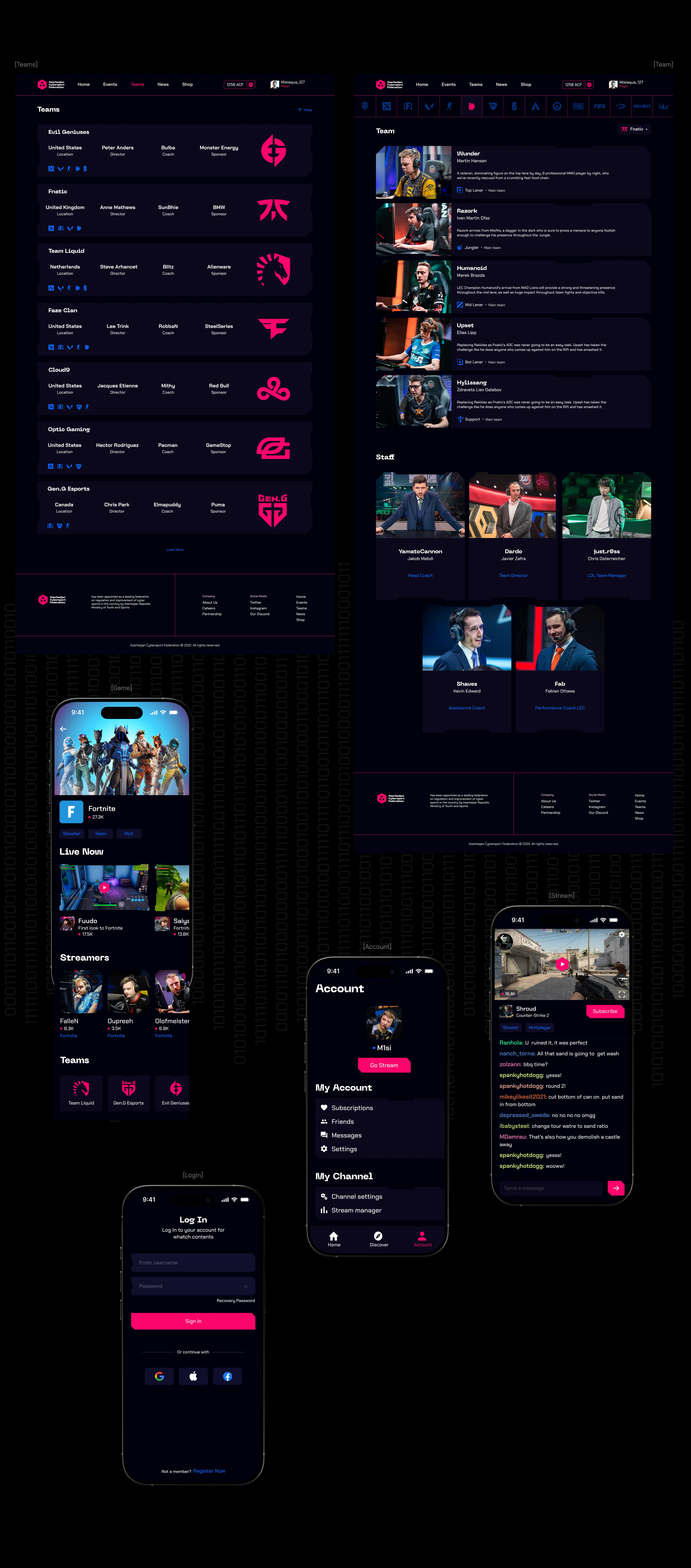 Azerbaijan Cybersport Federation - Brand Identity — Изображение №32 — Интерфейсы, Брендинг на Dprofile