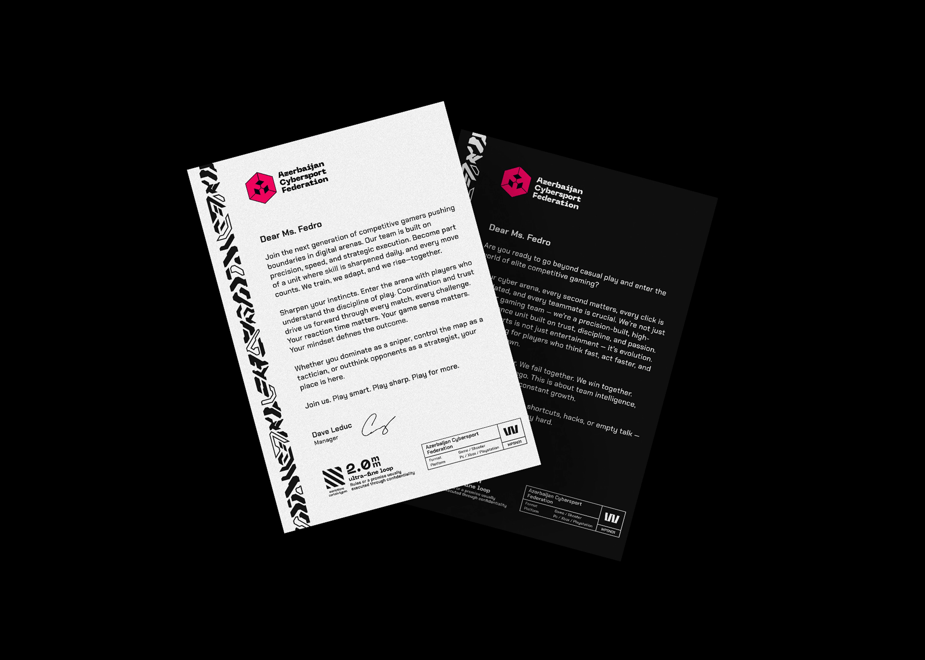 Azerbaijan Cybersport Federation - Brand Identity — Изображение №8 — Интерфейсы, Брендинг на Dprofile