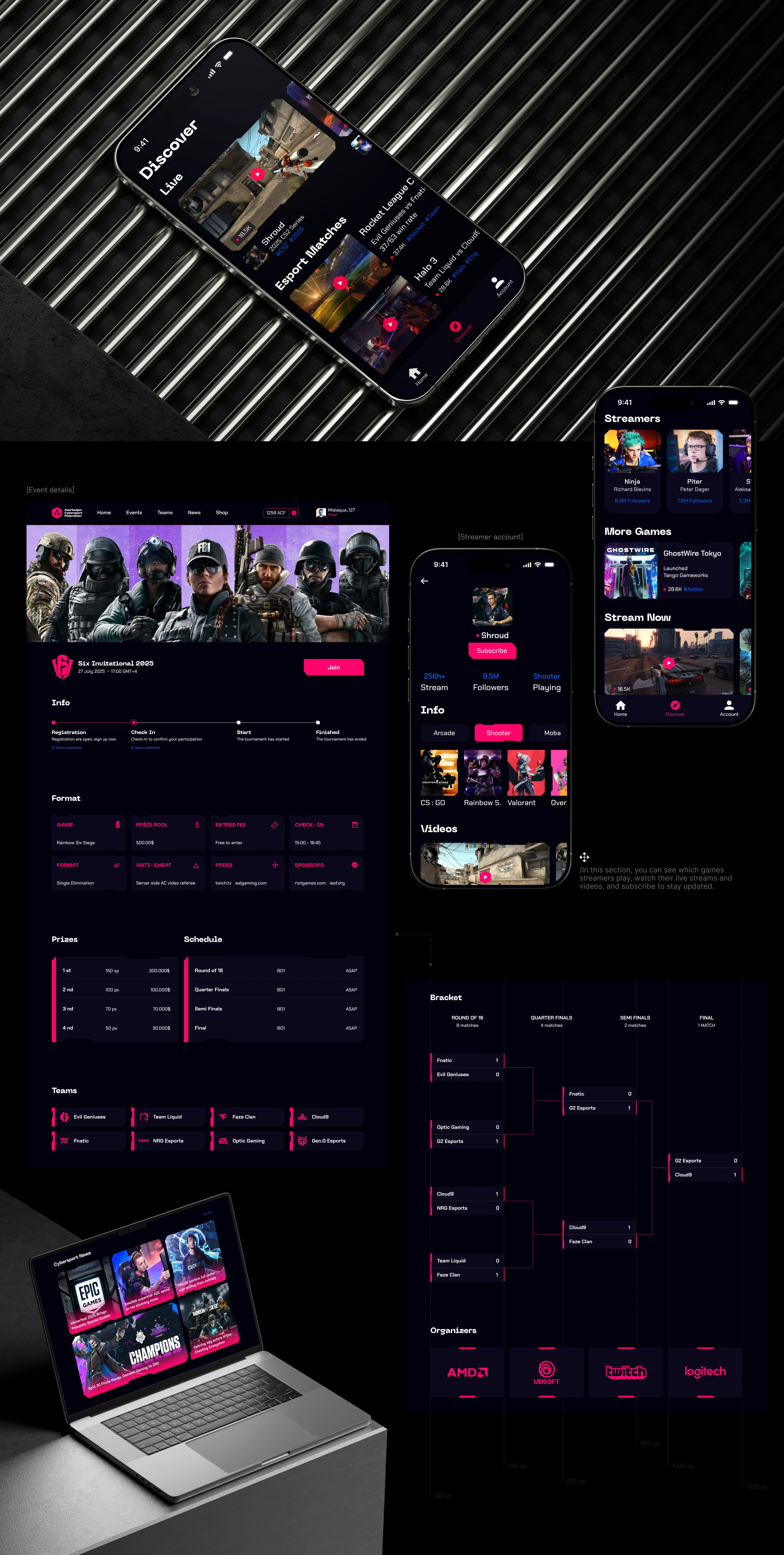 Azerbaijan Cybersport Federation - Brand Identity — Изображение №30 — Интерфейсы, Брендинг на Dprofile