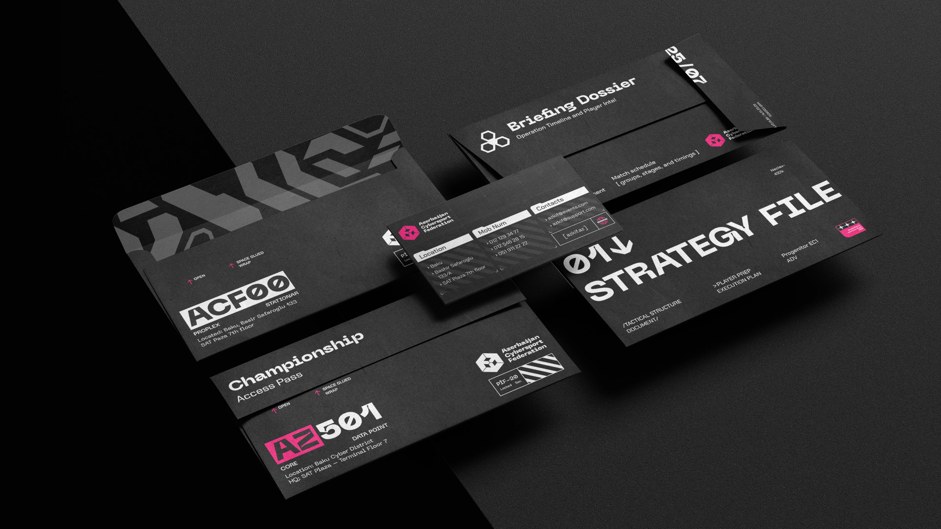 Azerbaijan Cybersport Federation - Brand Identity — Изображение №5 — Интерфейсы, Брендинг на Dprofile