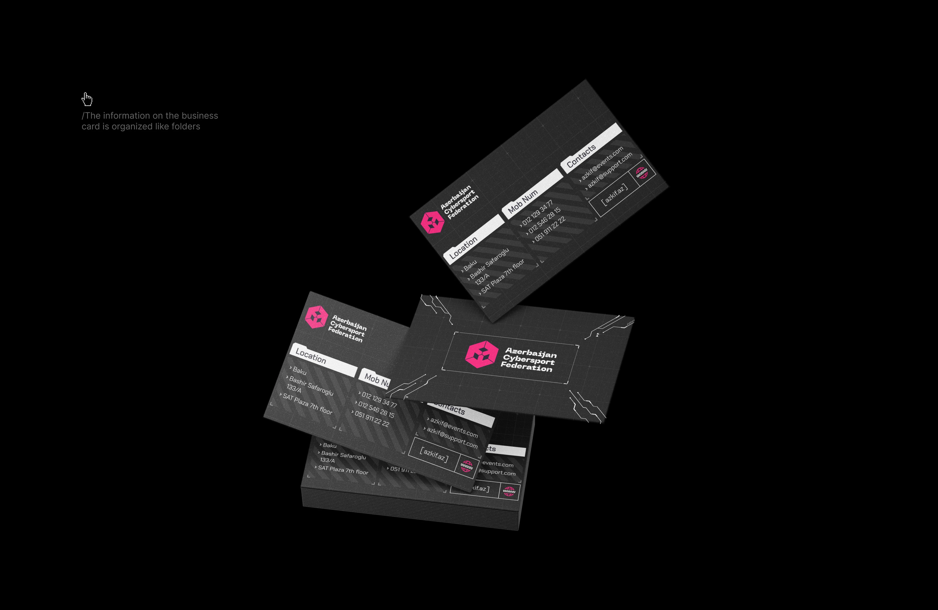 Azerbaijan Cybersport Federation - Brand Identity — Изображение №6 — Интерфейсы, Брендинг на Dprofile