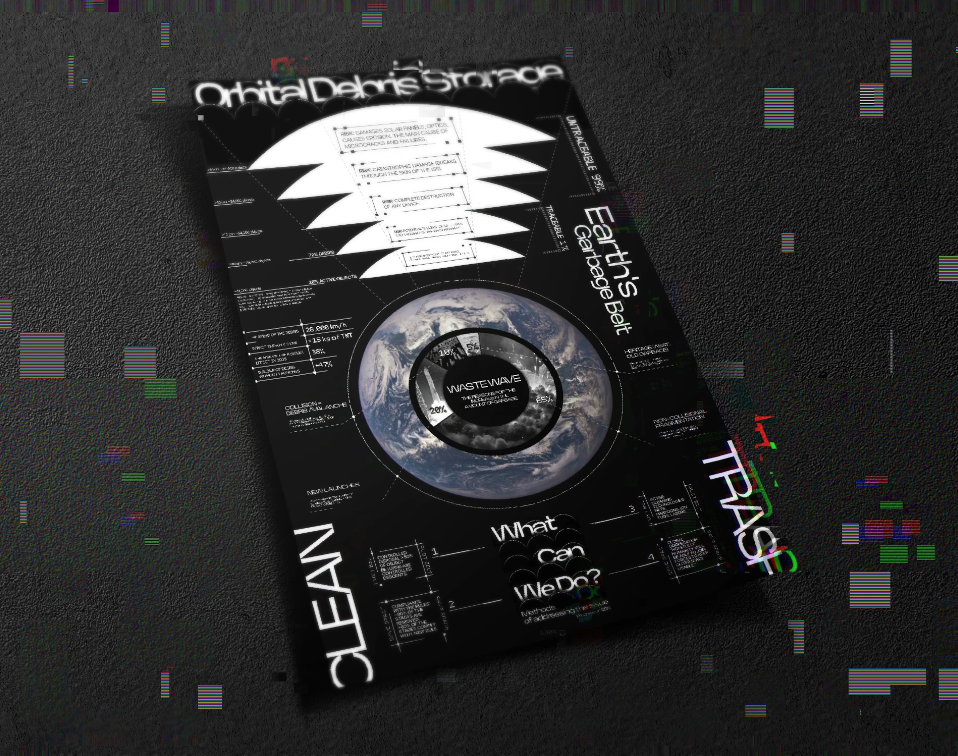 Space-themed Infographic Posters — Изображение №7 — Графика на Dprofile