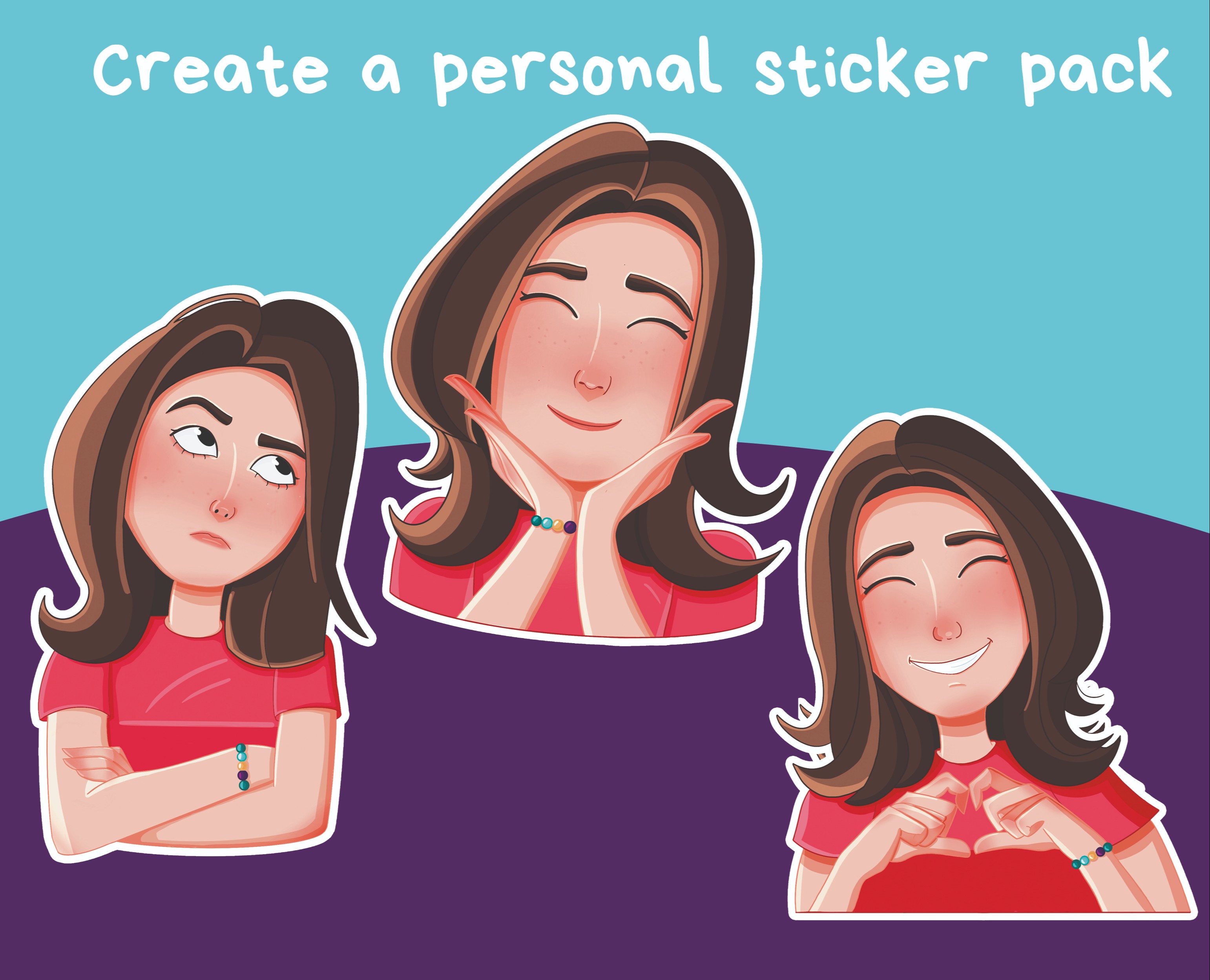 Создание стикерпака — Иллюстрация на Dprofile