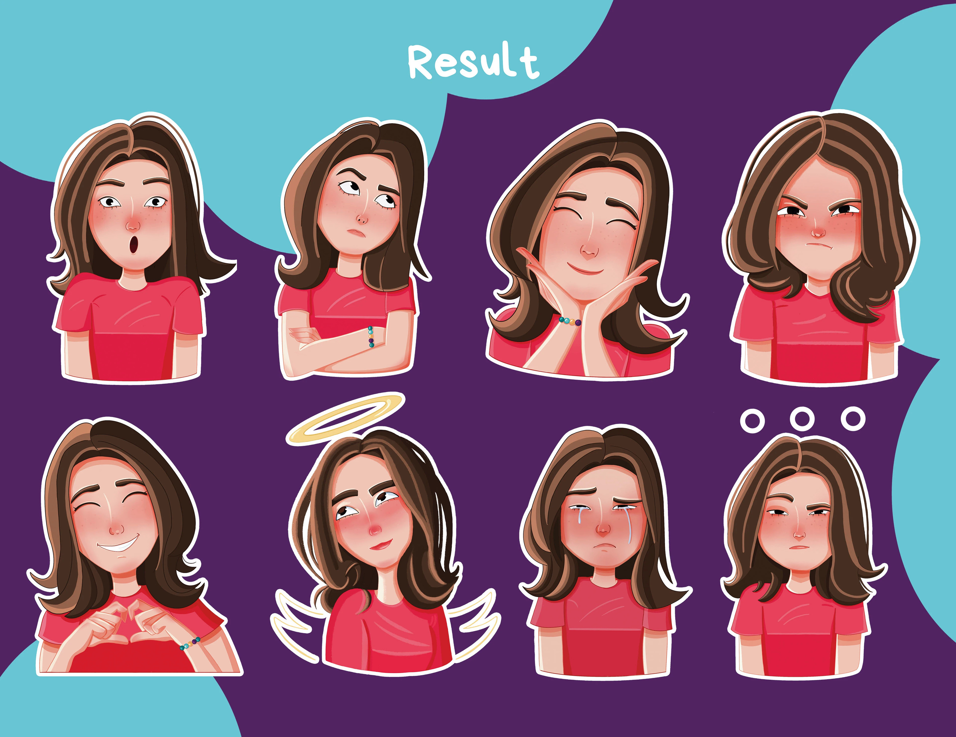 Создание стикерпака — Изображение №3 — Иллюстрация на Dprofile