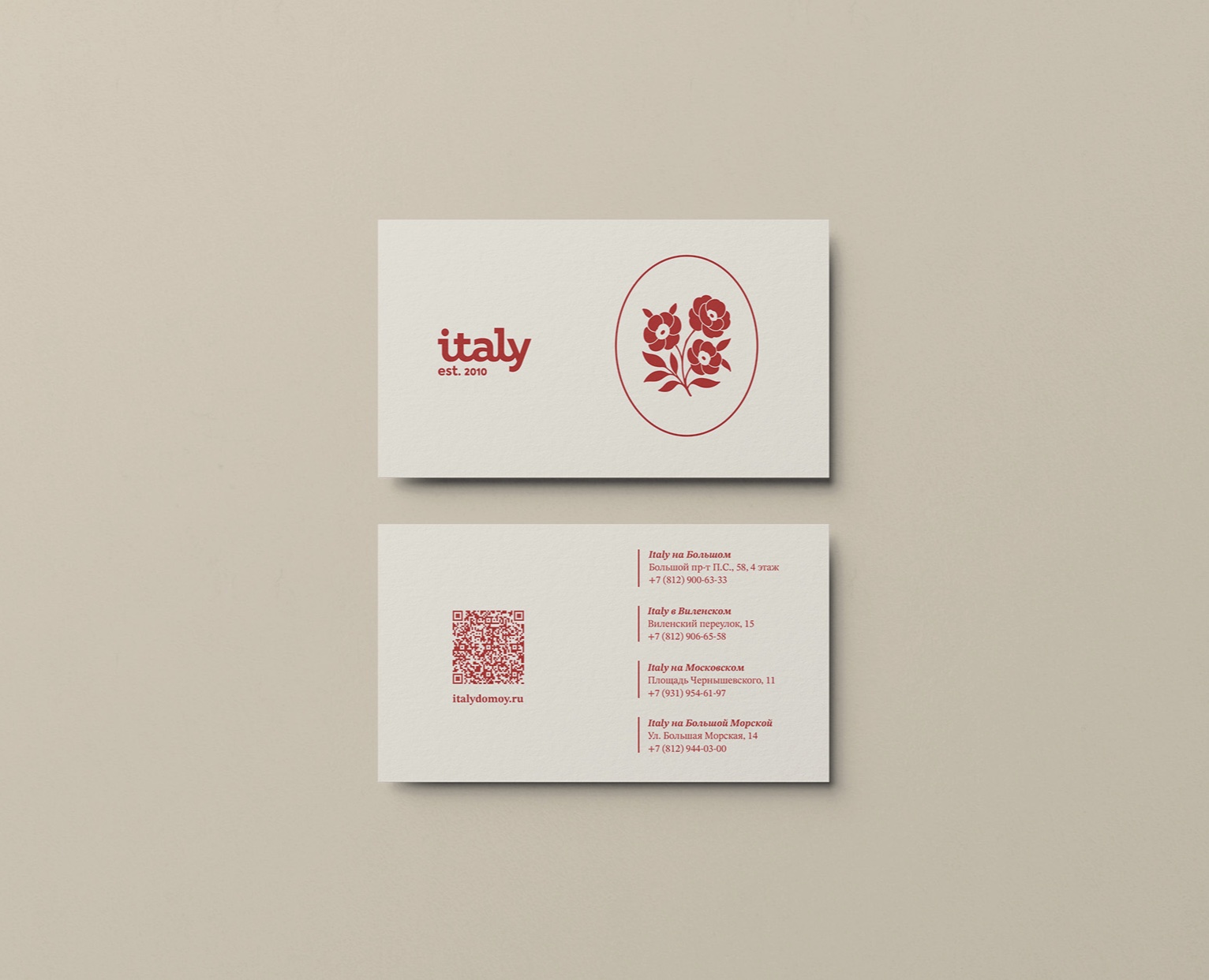 ITALY | RESTAURANT BRANDING на Dprofile