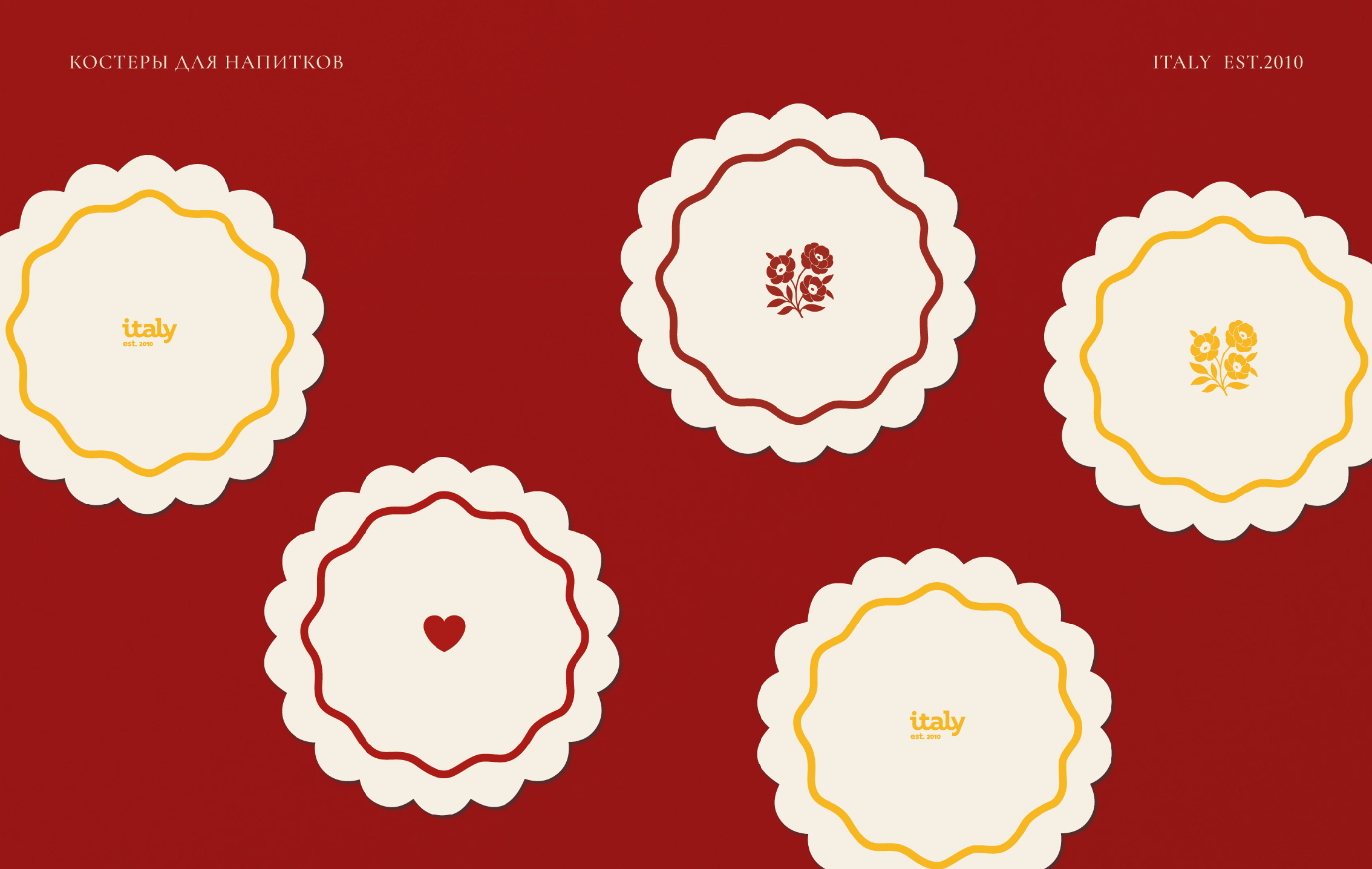 ITALY | RESTAURANT BRANDING — Изображение №10 — Брендинг, Графика на Dprofile