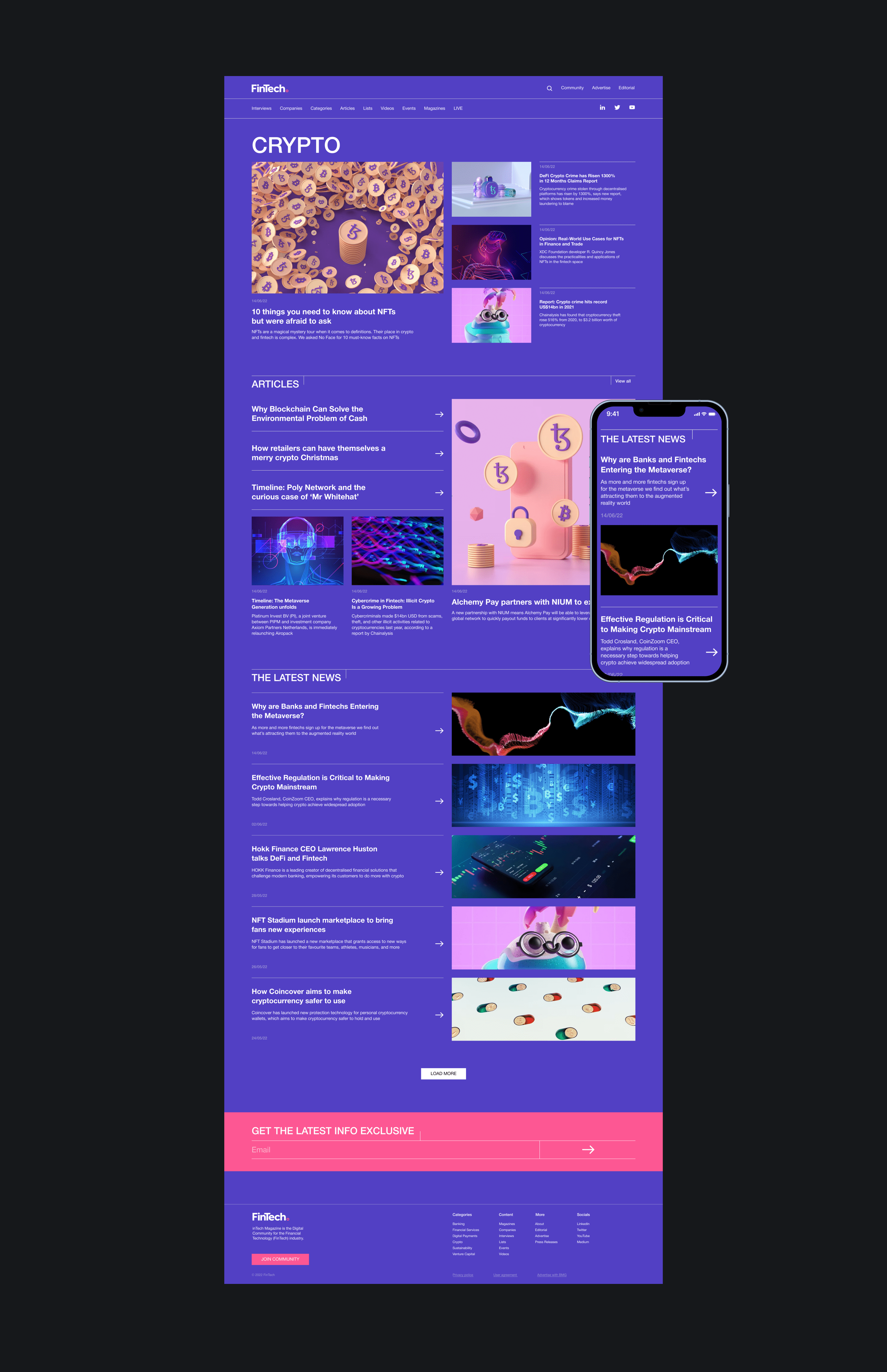 FinTech magazine — Изображение №5 — Интерфейсы на Dprofile