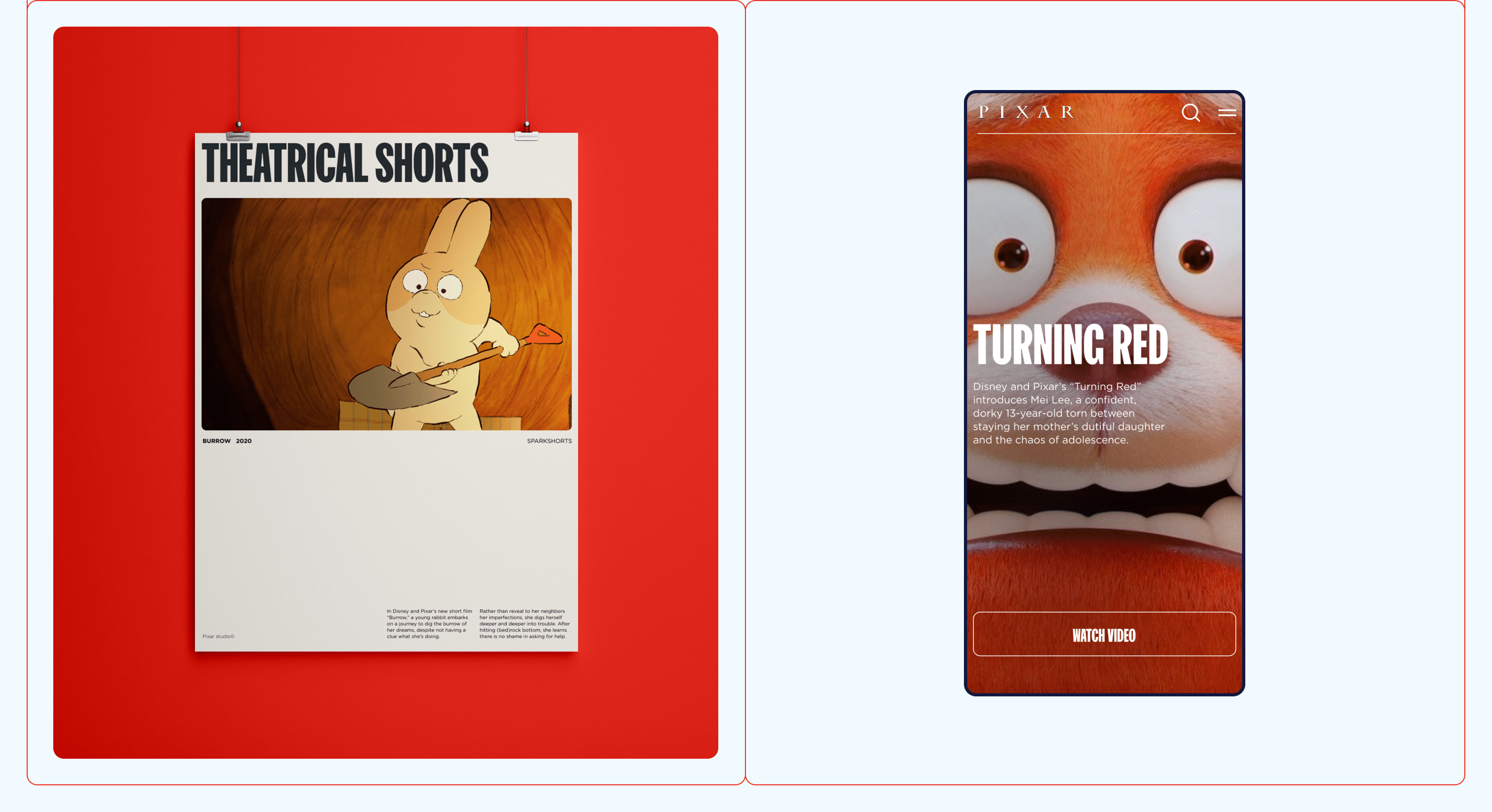 PIXAR — corporate website — Изображение №2 — Интерфейсы на Dprofile