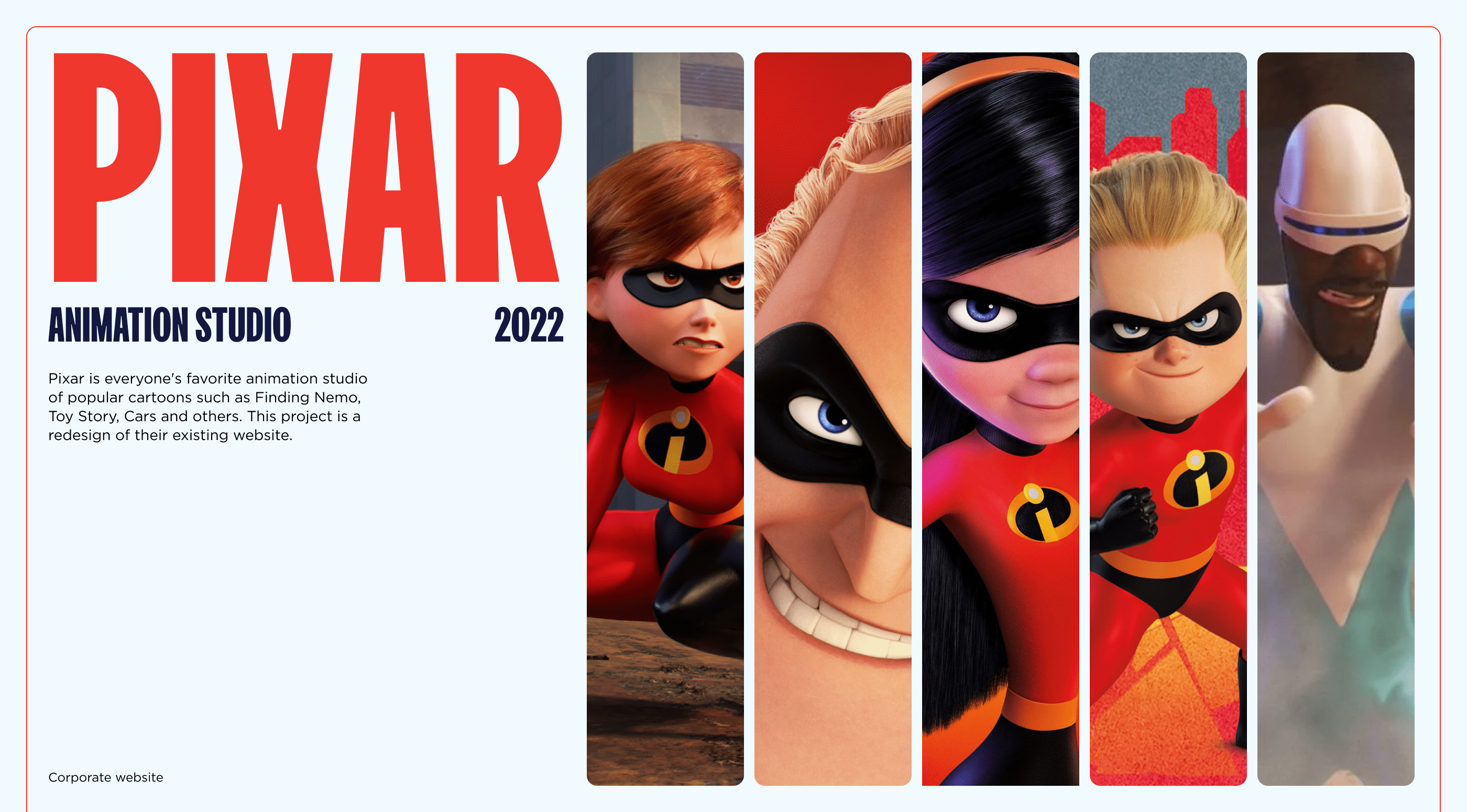 PIXAR — corporate website — Изображение №1 — Интерфейсы на Dprofile