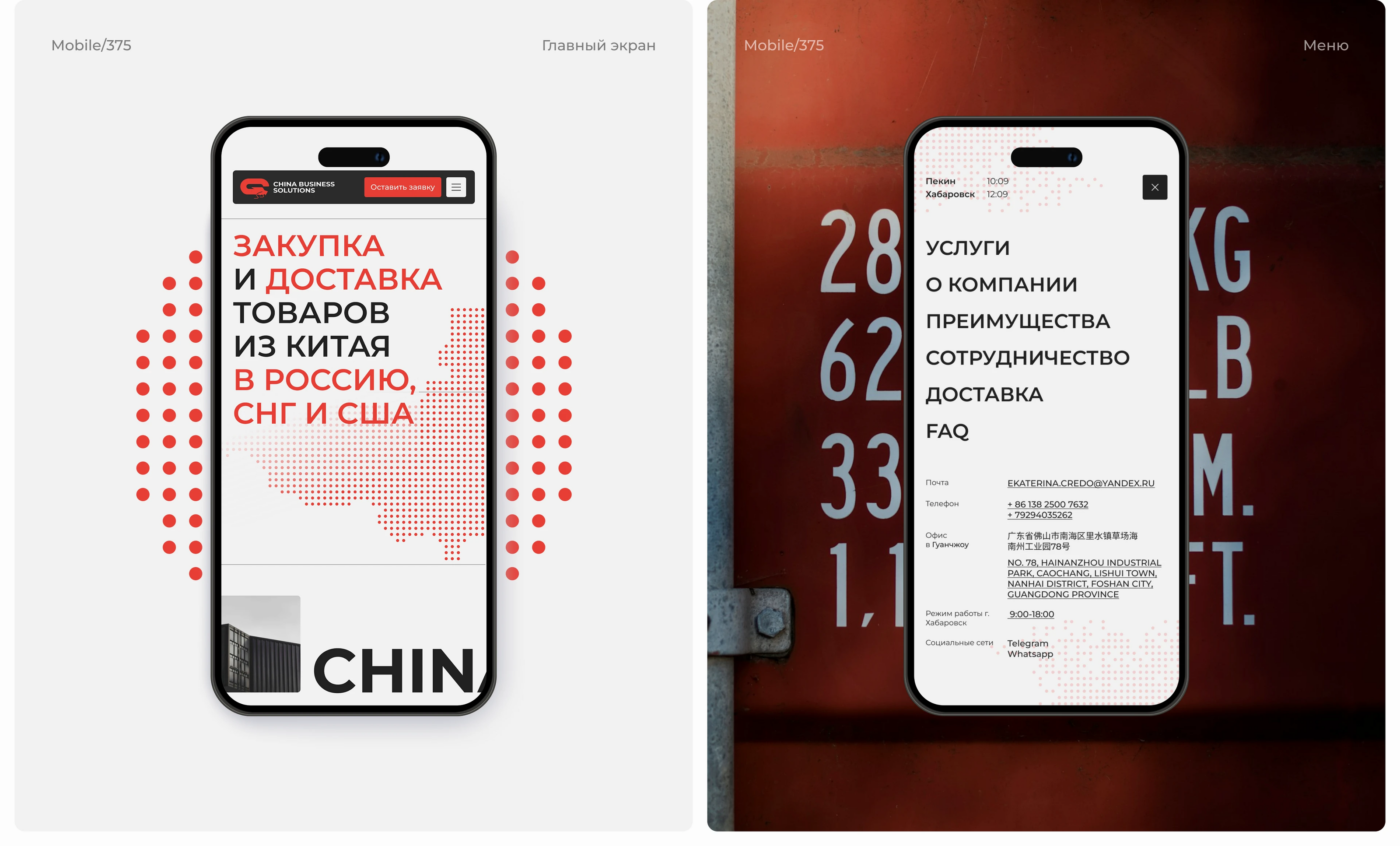 Website China business solutions - Landing page — Изображение №3 — Интерфейсы на Dprofile