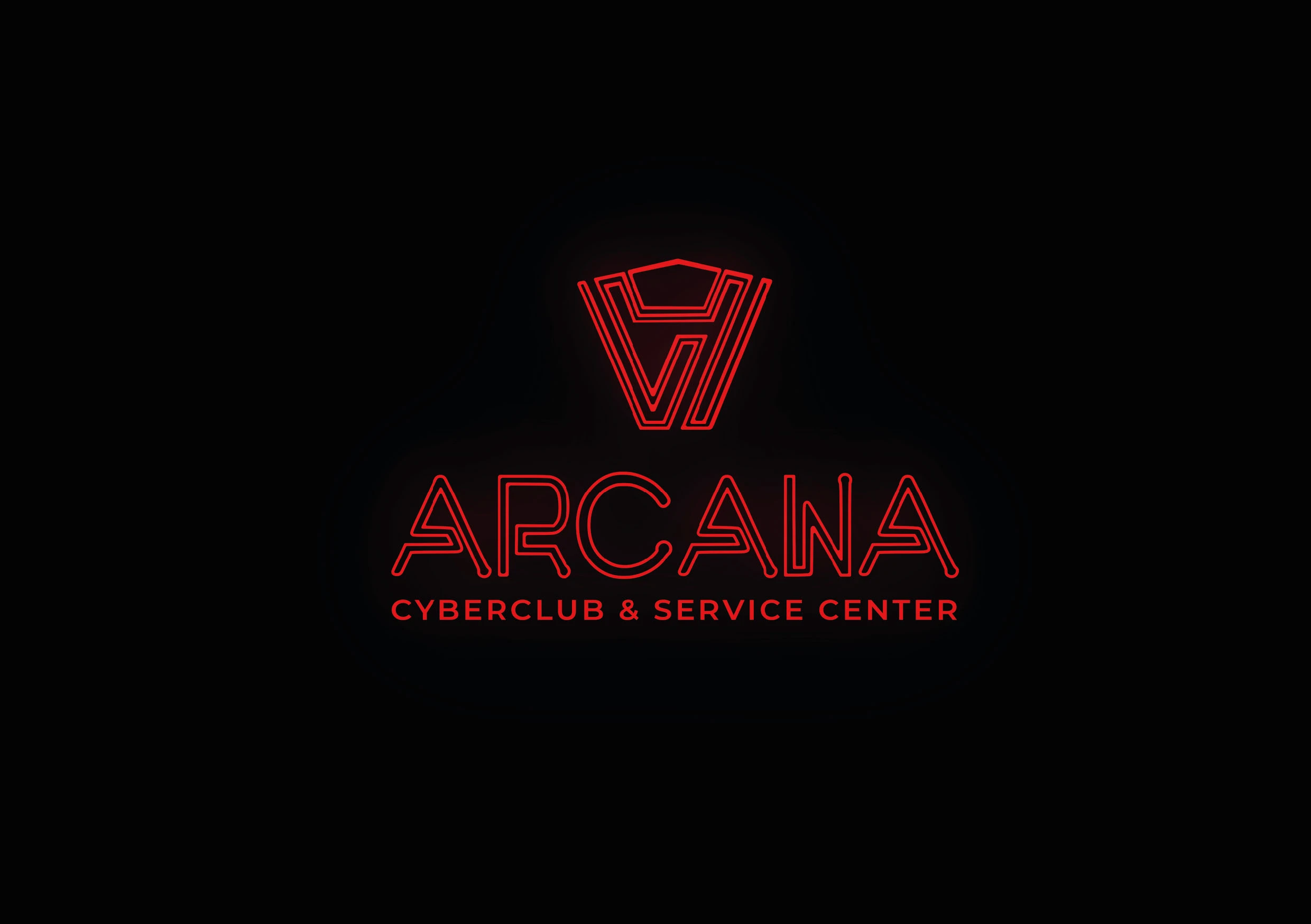 Логотип для компьютерного клуба "Arcana" — Изображение №7 — Брендинг на Dprofile
