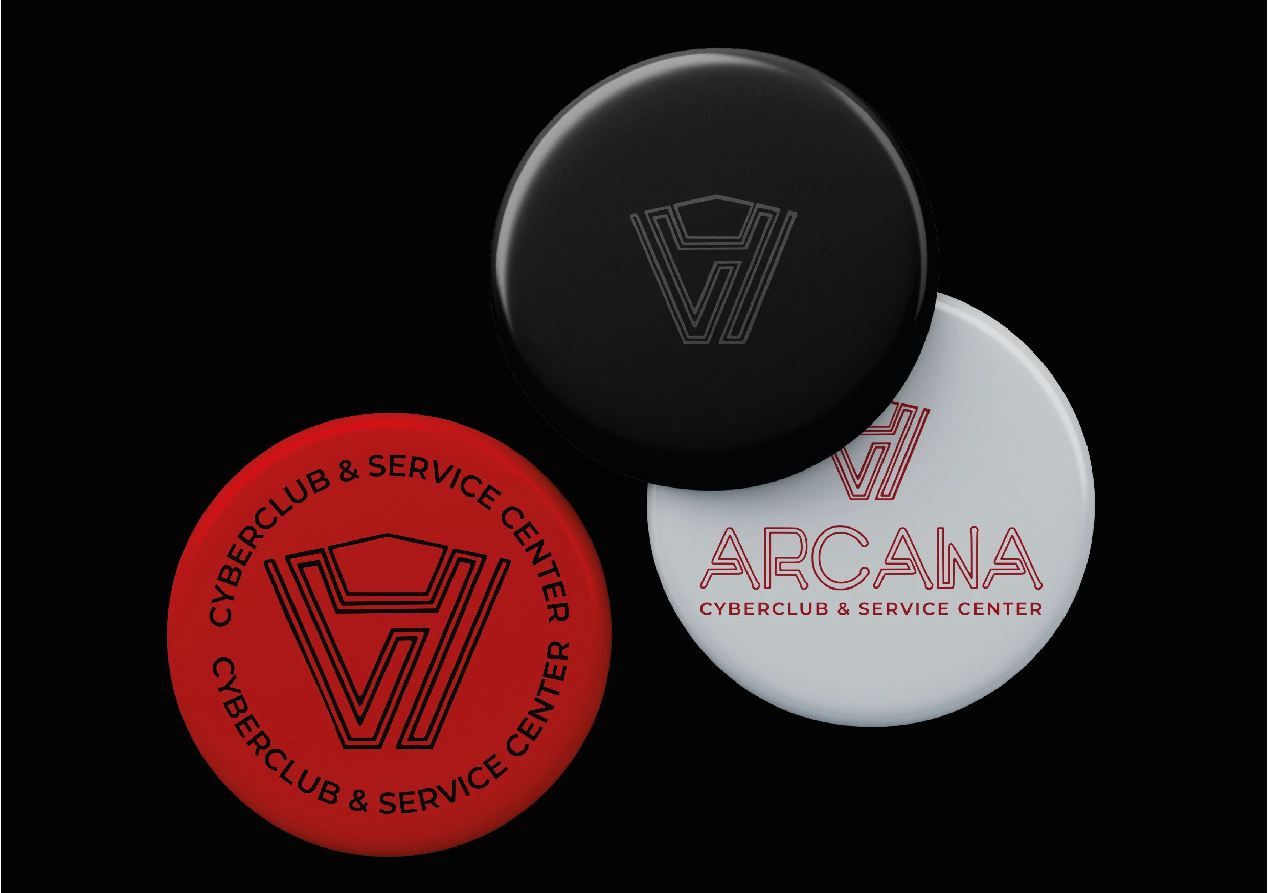 Логотип для компьютерного клуба "Arcana" — Изображение №15 — Брендинг на Dprofile