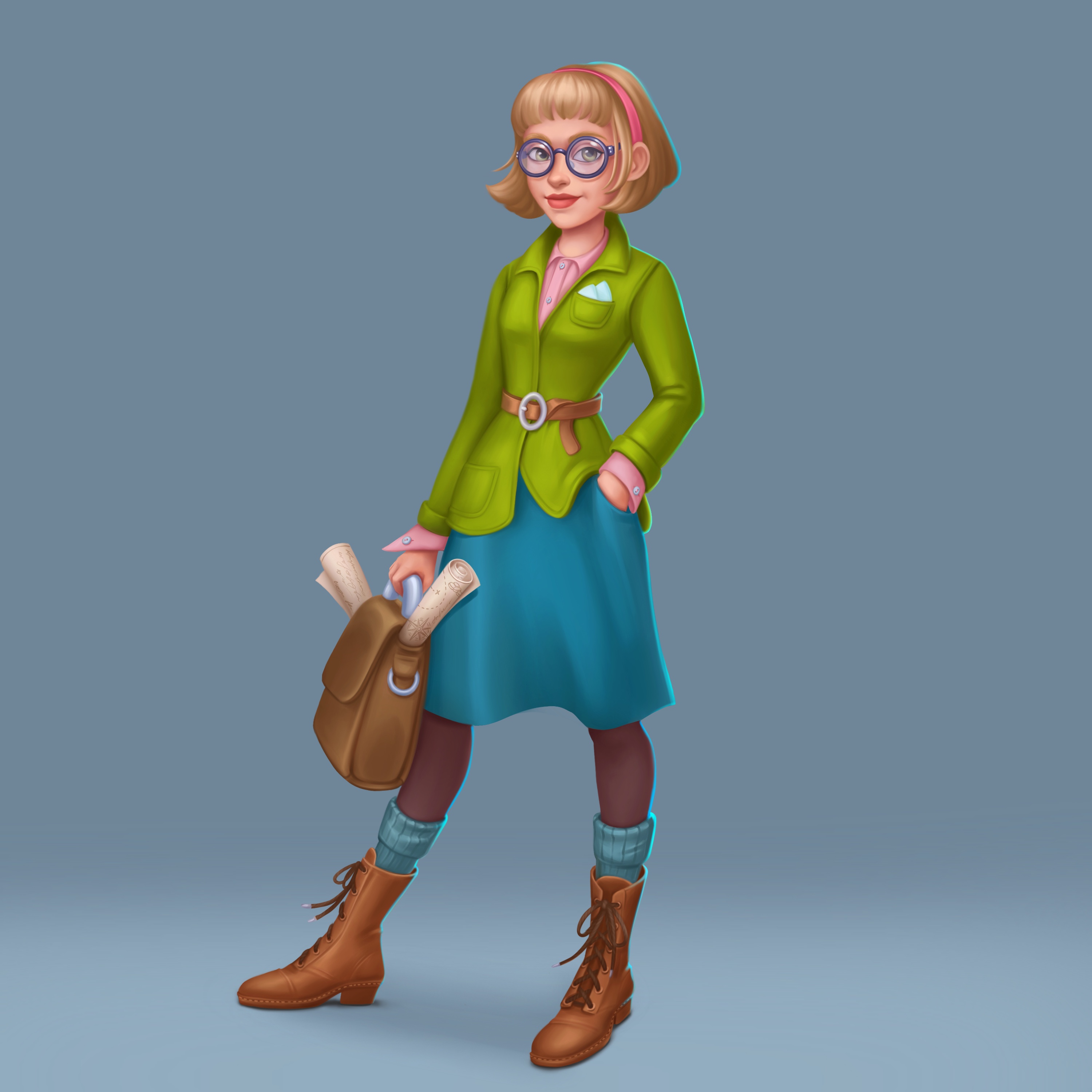 Character design Eliza McKinley (personal project) — Изображение №3 — Иллюстрация на Dprofile