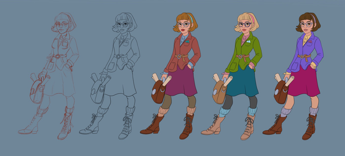 Character design Eliza McKinley (personal project) — Изображение №1 — Иллюстрация на Dprofile