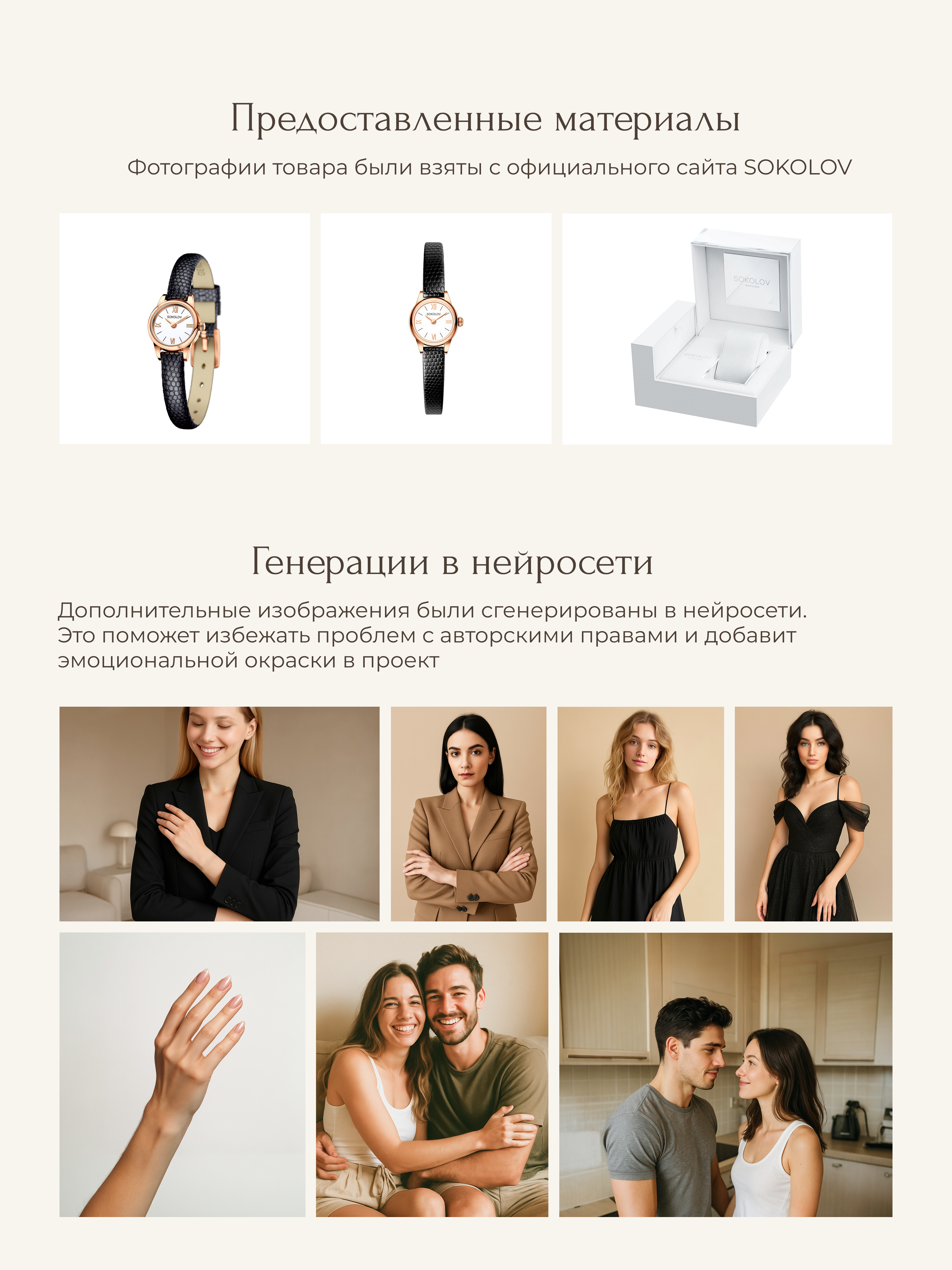 Инфографика для женских часов. Ювелирные изделия — Изображение №3 — Графика, Маркетинг на Dprofile