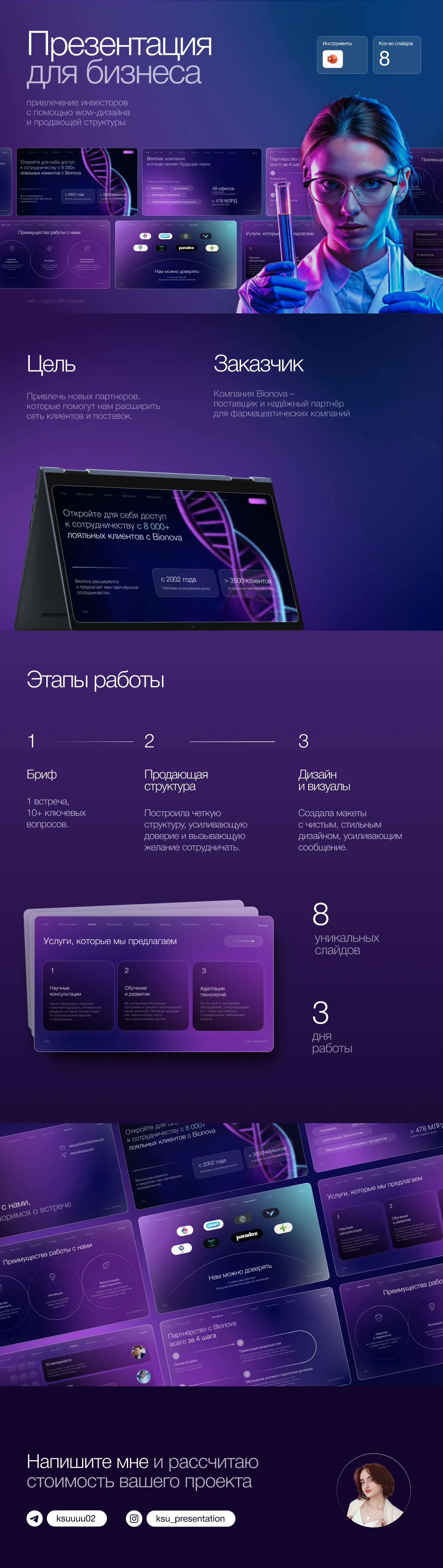 Презентация для бизнеса — Изображение №1 — Графика, Маркетинг на Dprofile
