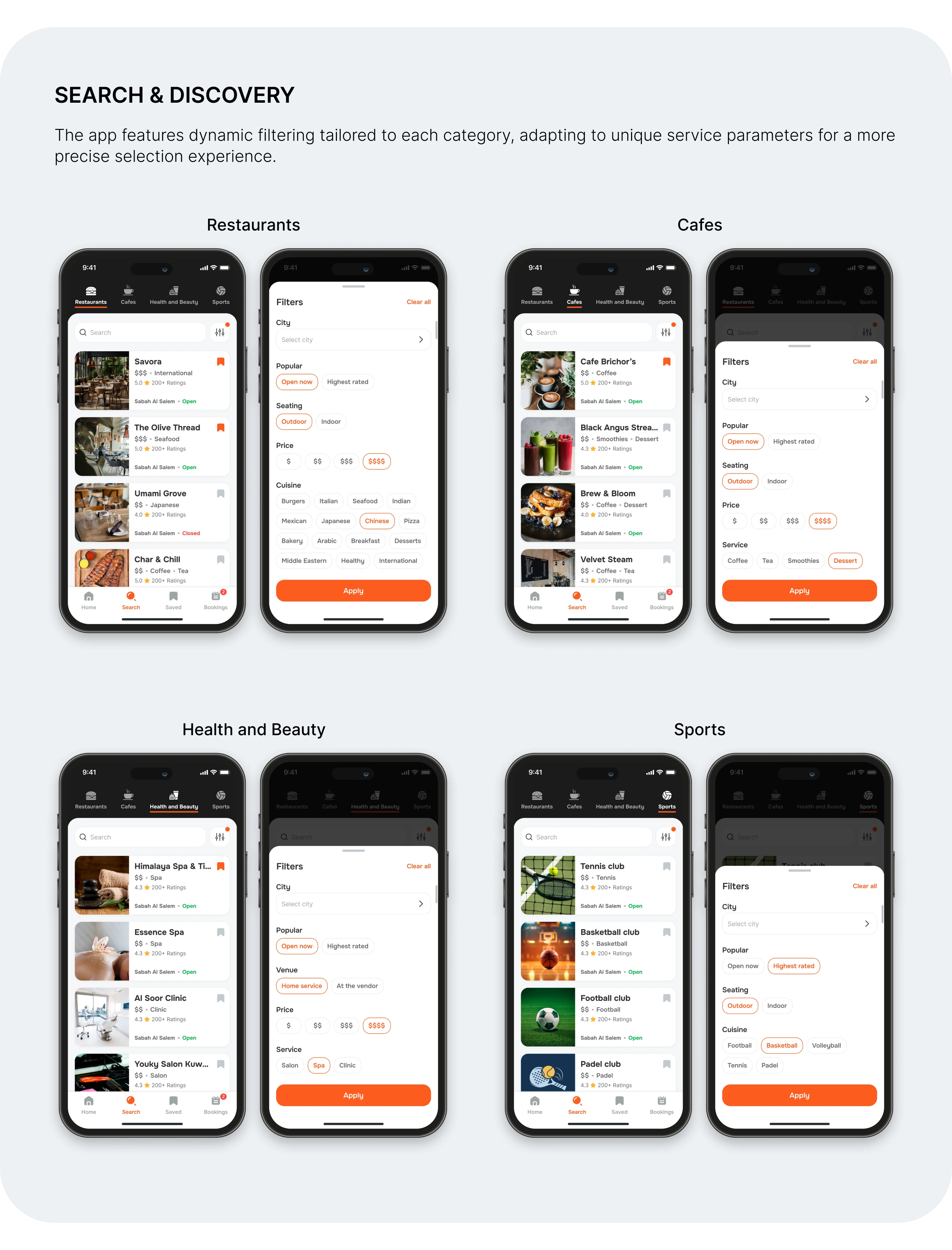 Online booking app — Изображение №8 — Интерфейсы на Dprofile