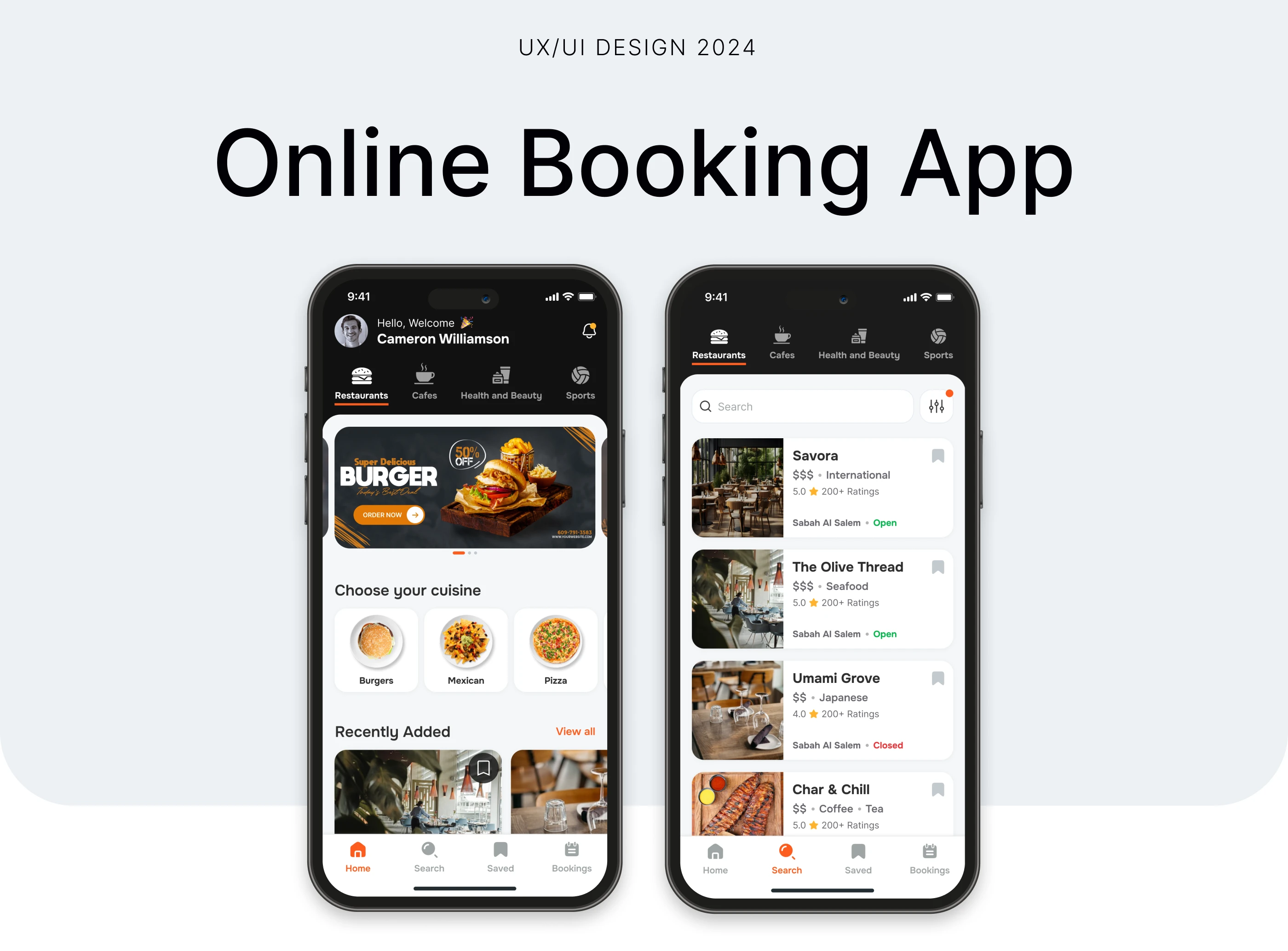 Online booking app — Изображение №1 — Интерфейсы на Dprofile