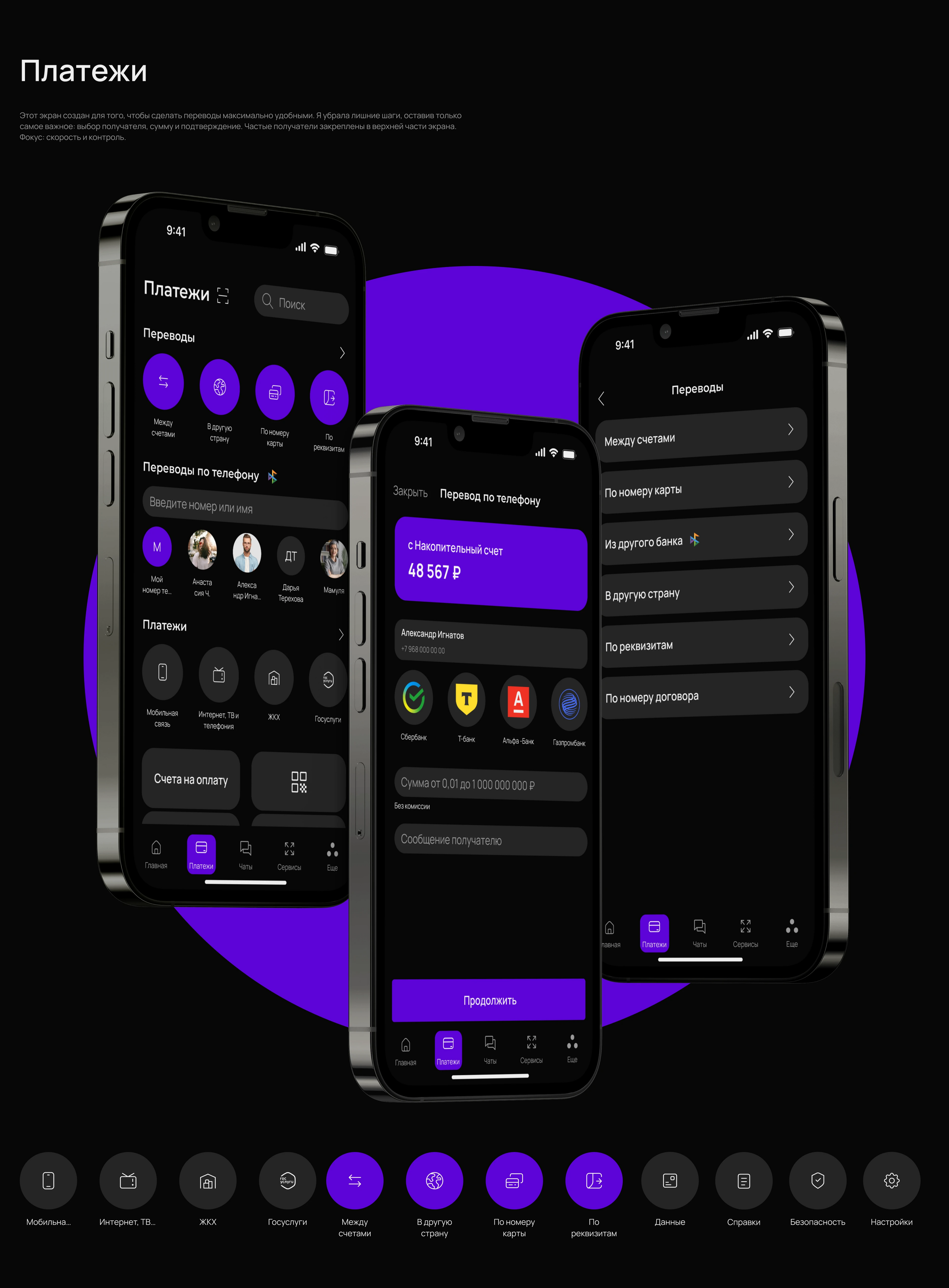 Mobile App | OBank. Мобильное приложение для банка — Изображение №9 — Интерфейсы на Dprofile