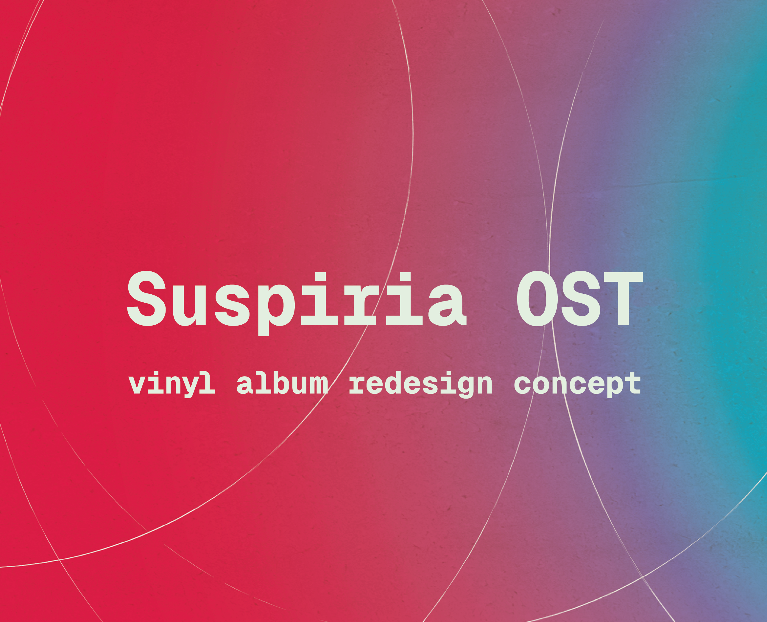 Редизайн альбома Suspiria OST — Графика на Dprofile