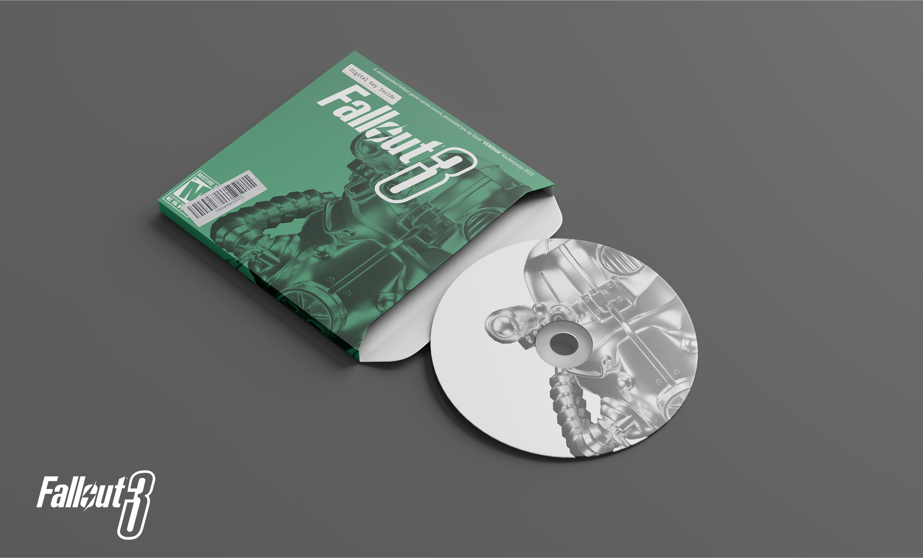 Redisign of Fallout covers / Резизайн обложек игр Fallout — Изображение №10 — Брендинг, Иллюстрация на Dprofile