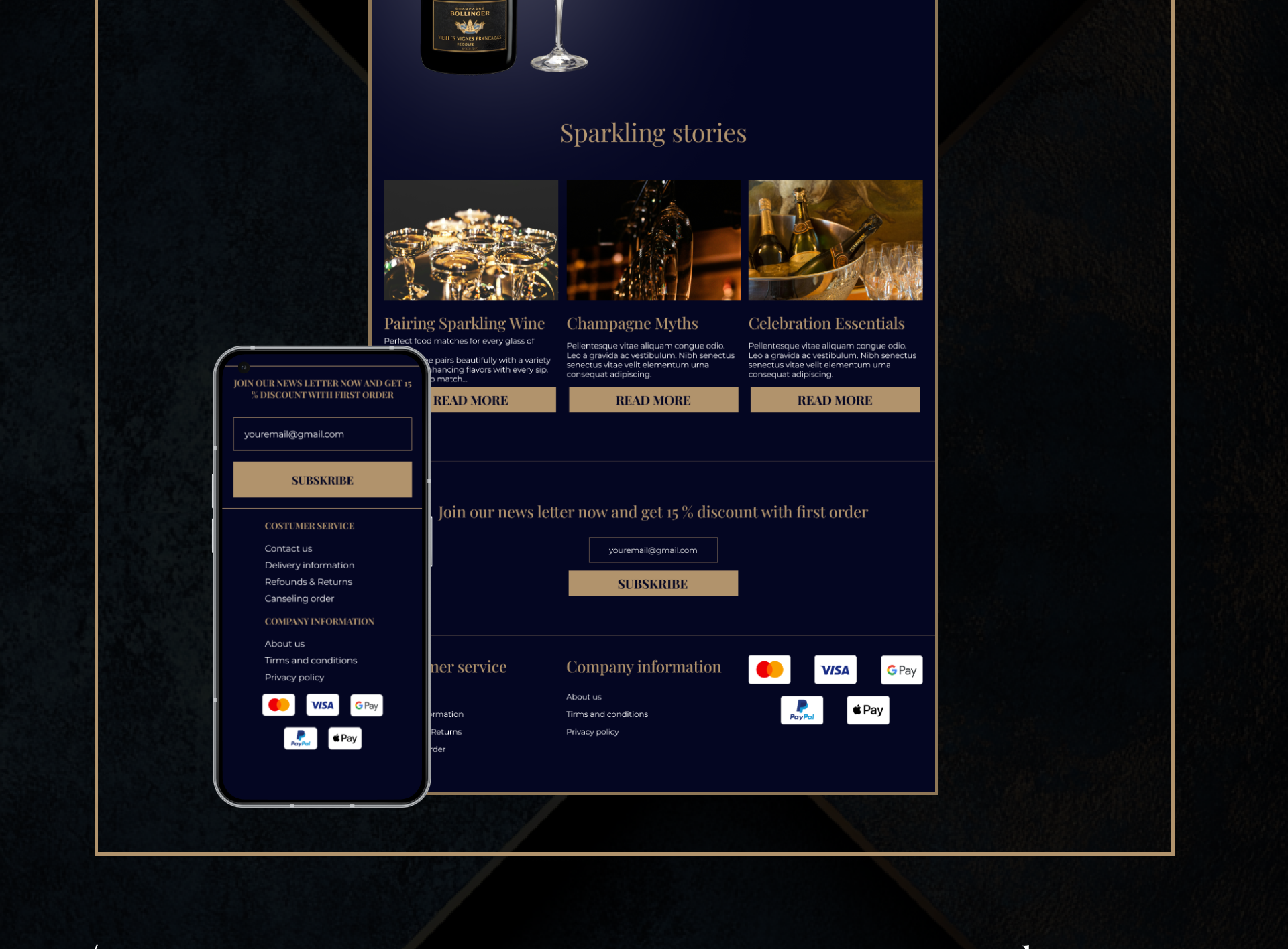 Онлайн-магазин премиального винавина/ ui/ux e-commerce — Изображение №6 — Интерфейсы на Dprofile