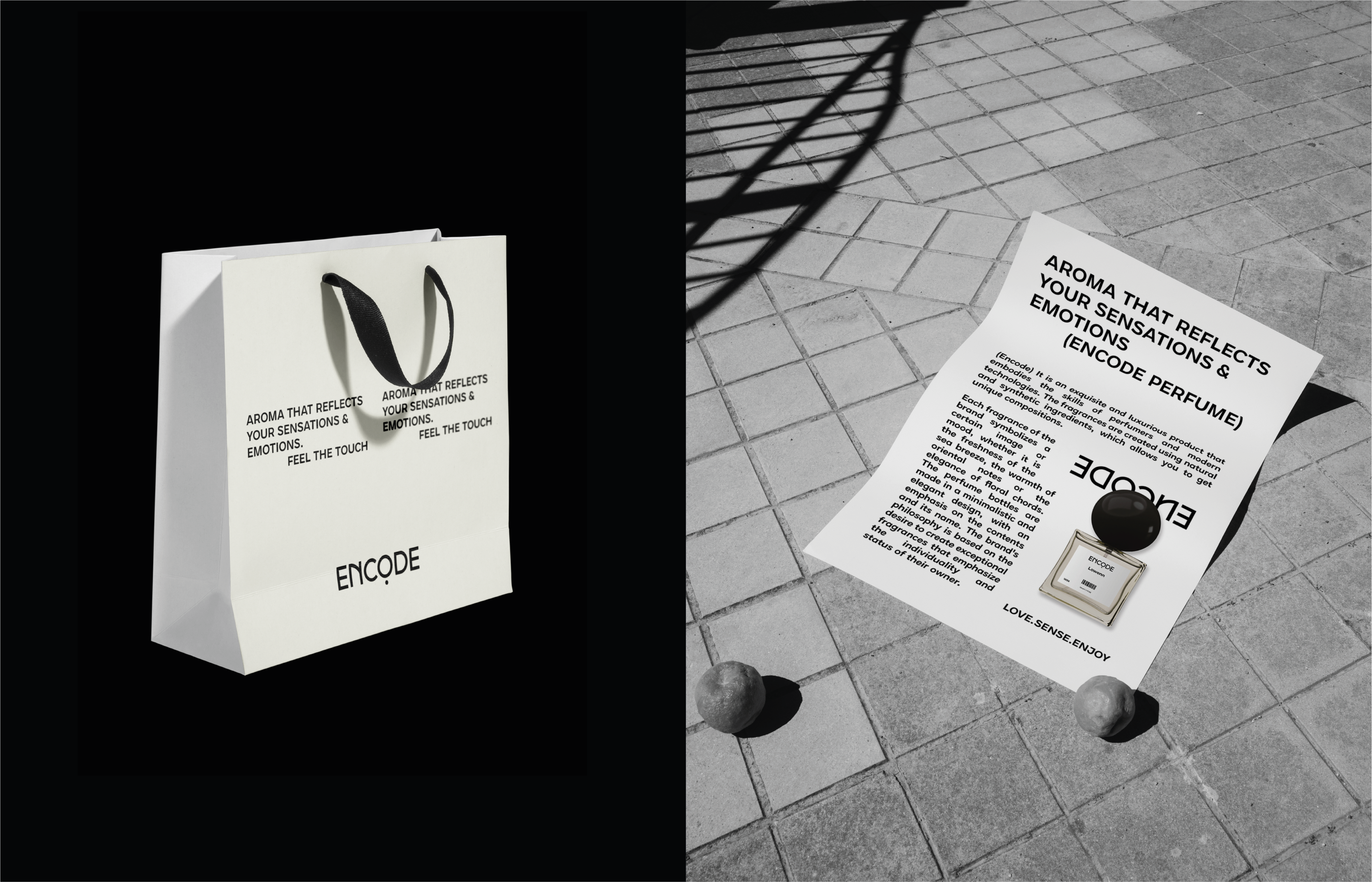 Encode. Perfume. Logotype. Brand identity — Изображение №13 — Брендинг, Графика на Dprofile