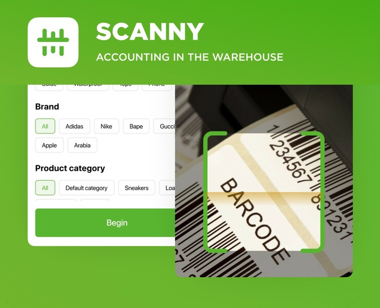 Scanny - mobile inventory app — Интерфейсы на Dprofile