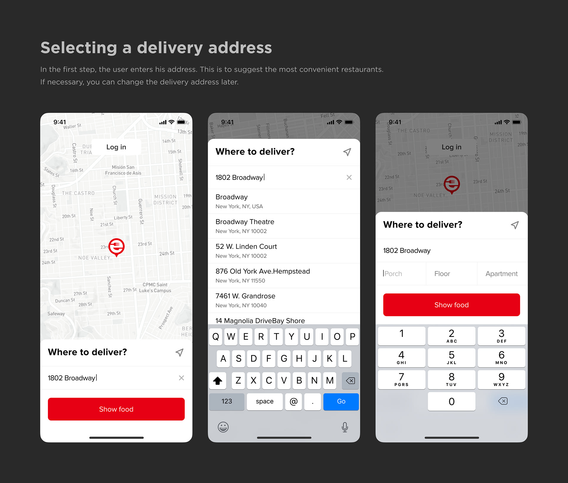 Easy Eat - mobile app for food ordering — Изображение №2 — Интерфейсы на Dprofile