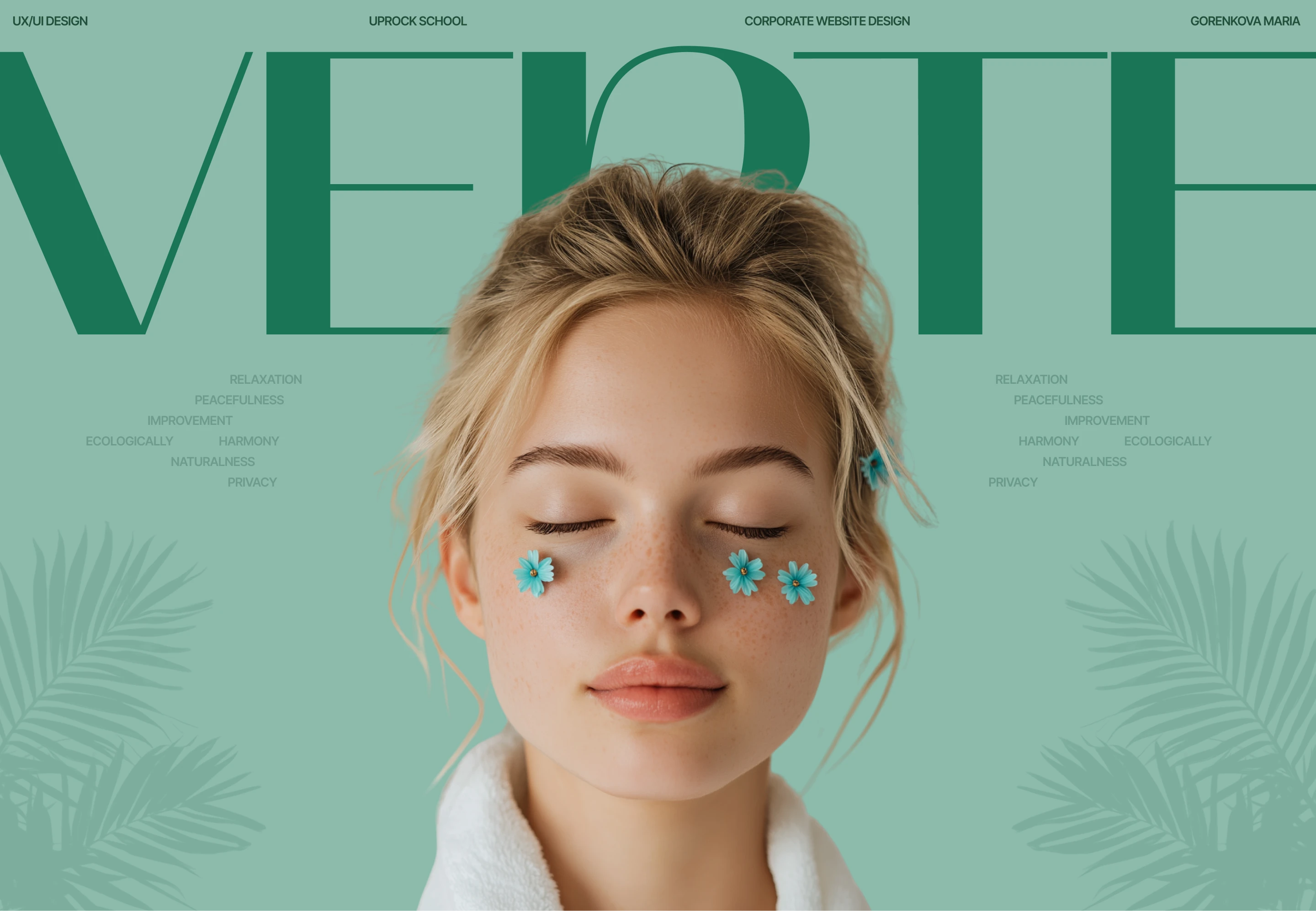 Spa-salon «VERTE» | Corporate Website — Изображение №1 — Интерфейсы на Dprofile
